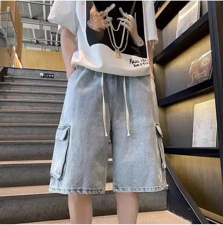 Japanese Brand Retro Multi Pocket Loose Jeans Size US 32 / EU 48 - 1 Thumbnail