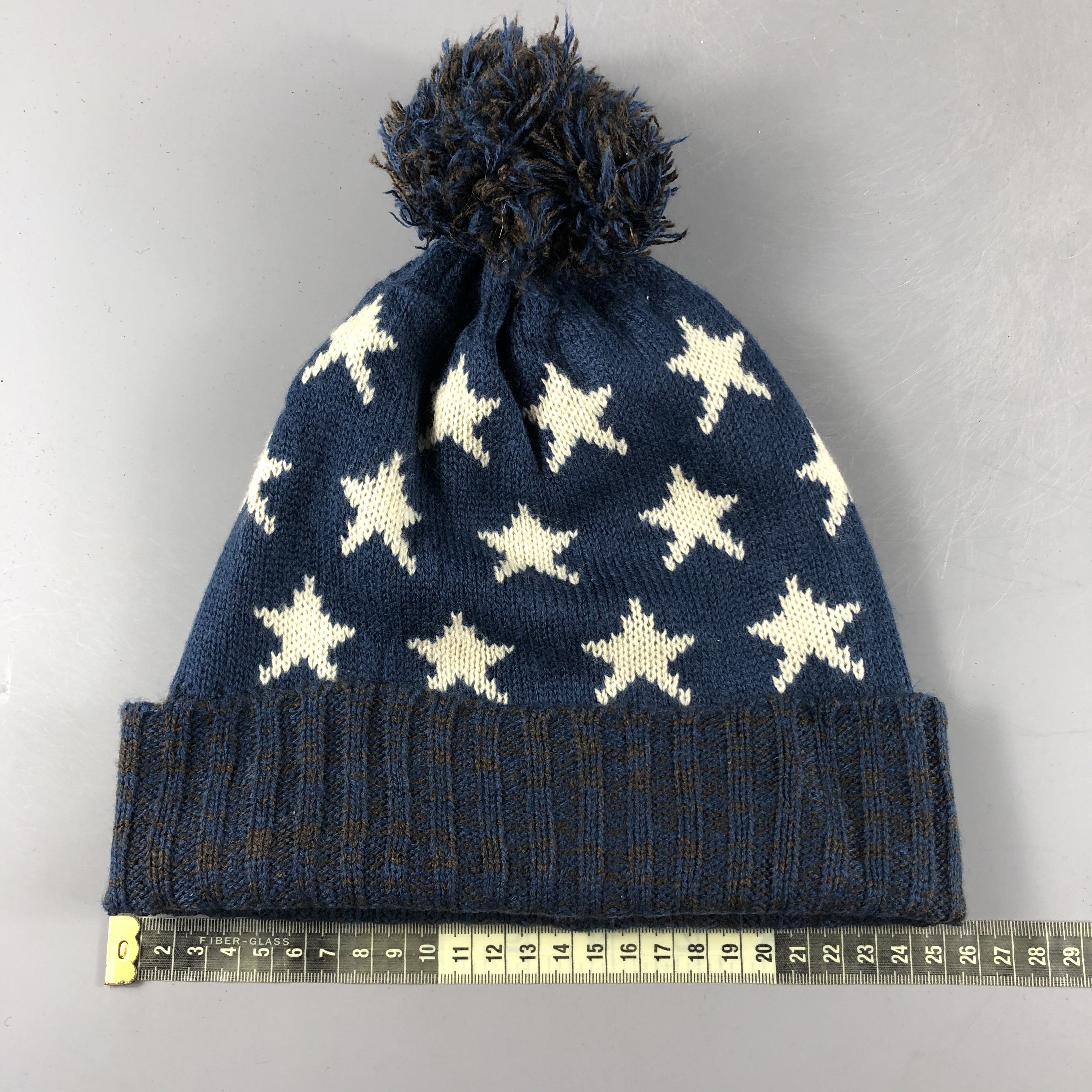 Japanese Brand × Vintage Unknown Star Bobble Beanie Snow Hat Snow Cap -D163 Size ONE SIZE - 3 Thumbnail