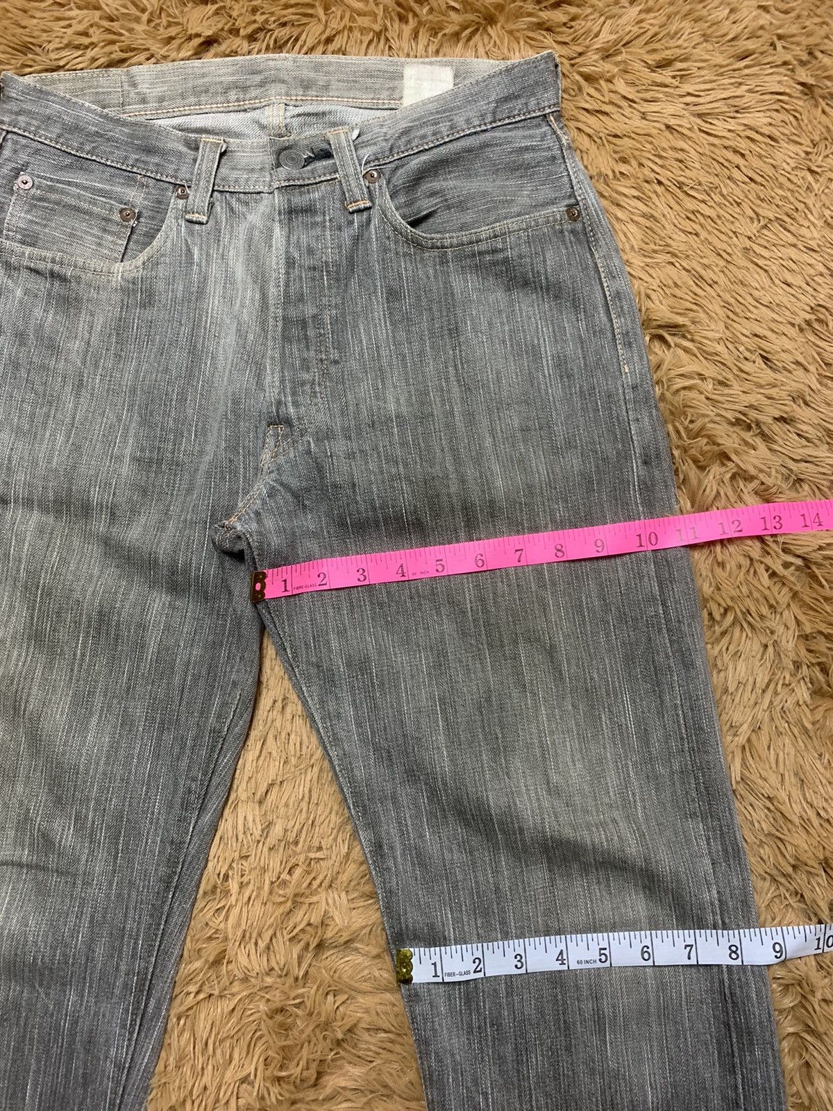 Sugar Cane 1980s Sugarcane SC 403XX Okinawa Light Grey Jeans W29 Size US 29 - 11 Thumbnail