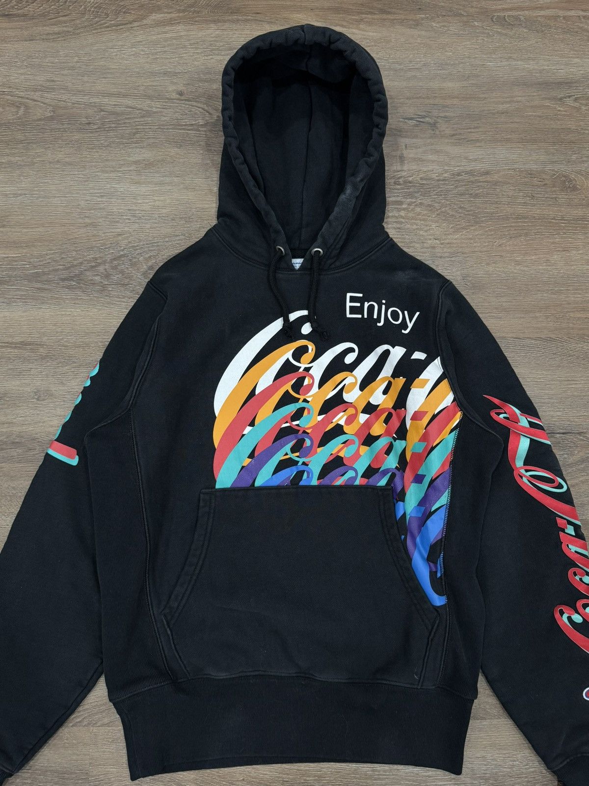 Champion × Coca Cola × Vintage Vintage Champion Reverse Weave Coca Cola Hoodie Size US S / EU 44-46 / 1 - 4 Thumbnail
