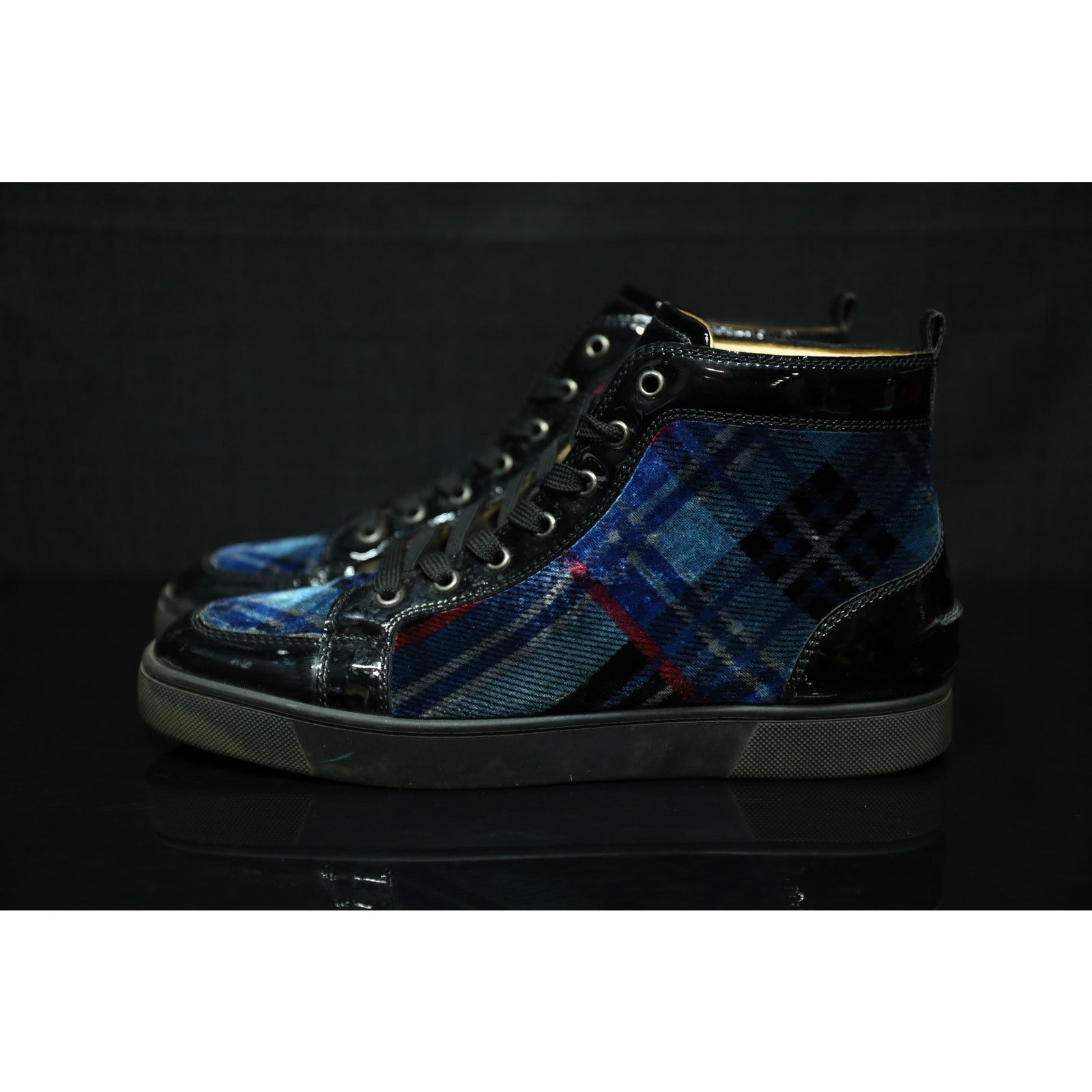 Christian Louboutin Rantus Velvet Sneakers Size US