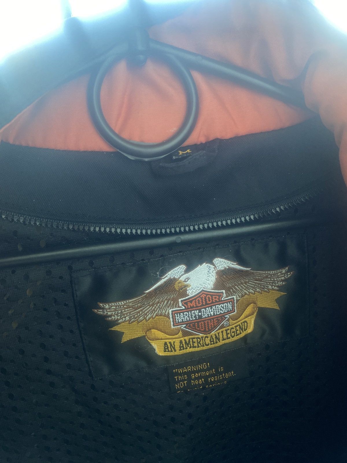 Harley Davidson Vintage harley davidson big logo on back racing jacket 00s Size US M / EU 48-50 / 2 - 2 Thumbnail