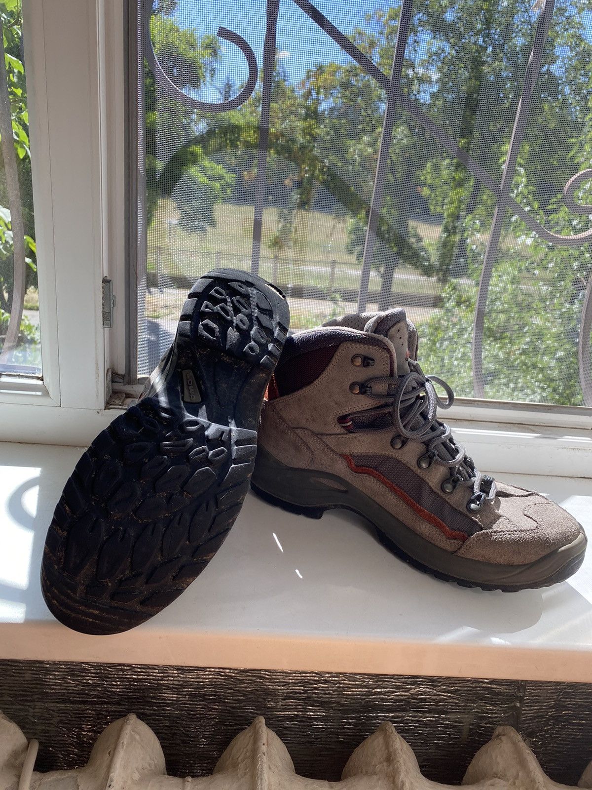 Goretex Lowa Turo GTX Mid Gore-Tex vintage Military Hiking Boots Size US 9.5 / EU 42-43 - 2 Thumbnail