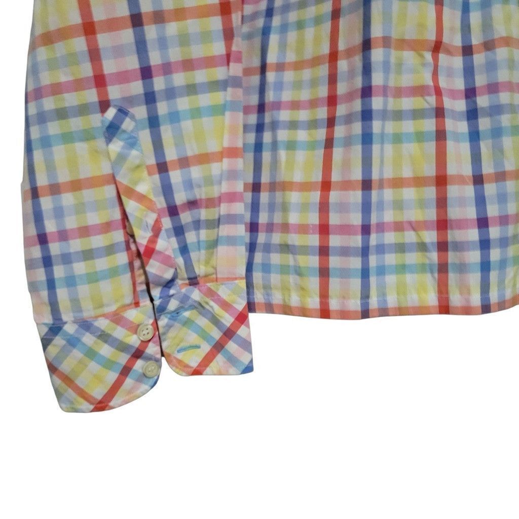 Talbots Talbots Women's Checkered Button-Up Long-Sleeves Shirt Size XL / US 12-14 / IT 48-50 - 6 Thumbnail