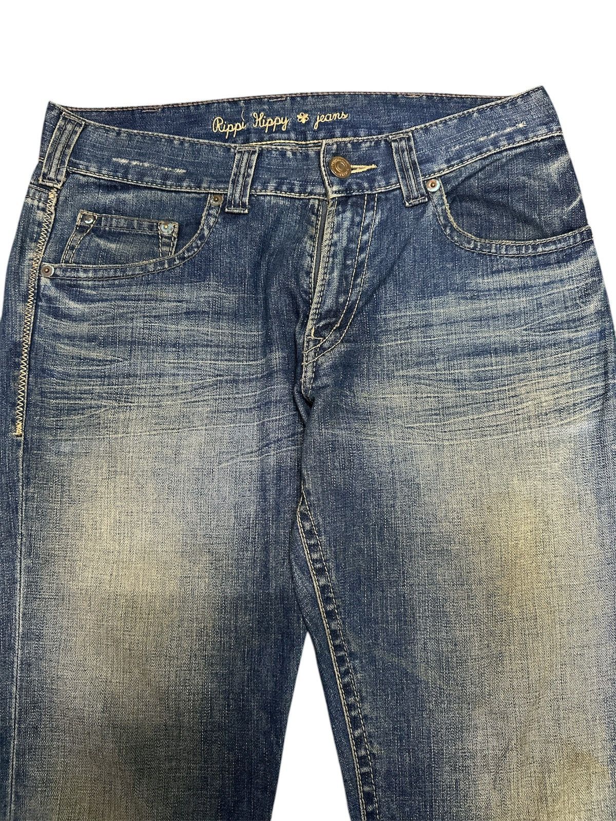 Japanese Brand Flare 💥🎌 Hippi Light Blue Flare Denim💥🎌 Size US 34 / EU 50 - 5 Thumbnail