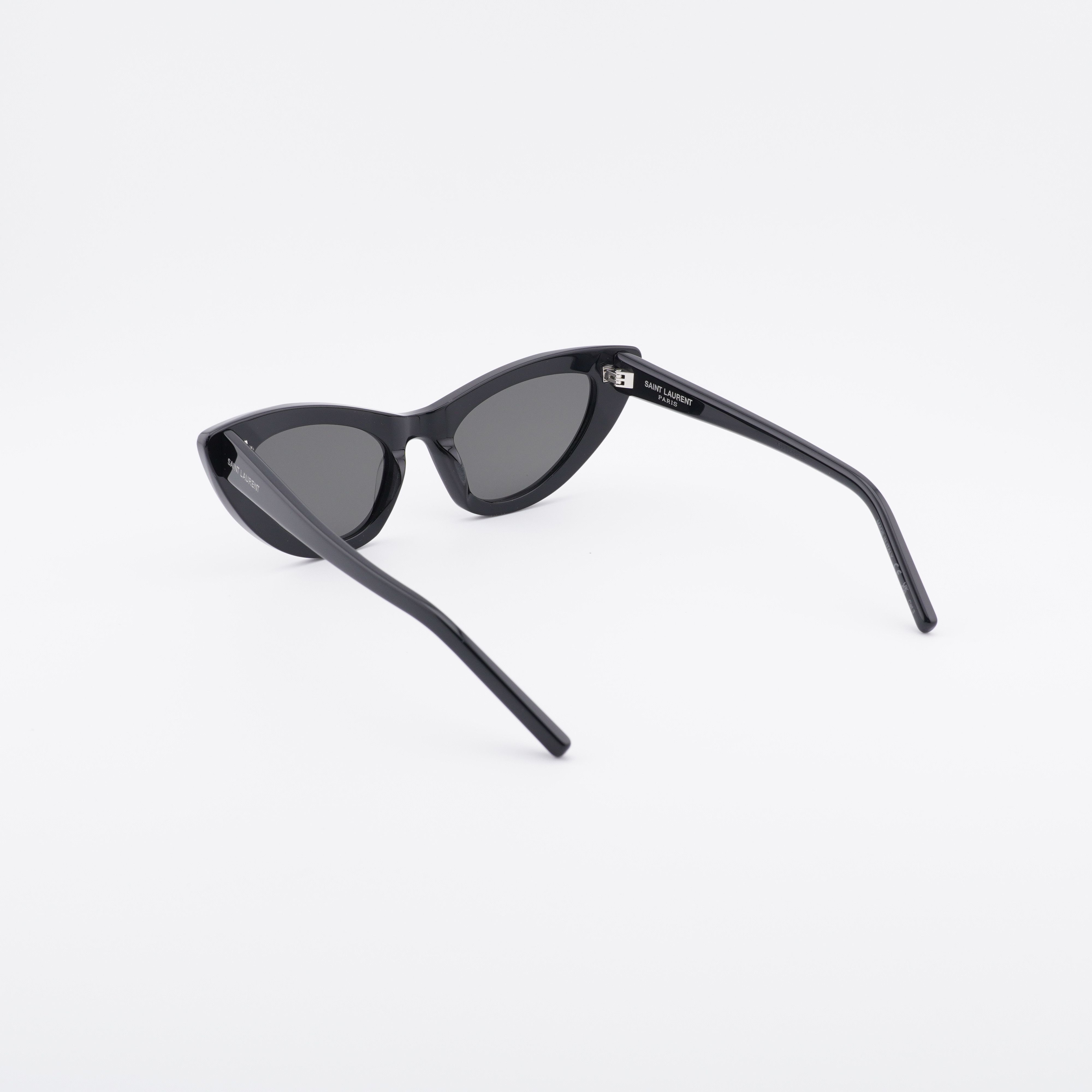 Saint Laurent Paris Saint Laurent SL213 LILY 001 Sunglasses Black Cat Eye Frame Size ONE SIZE - 5 Thumbnail