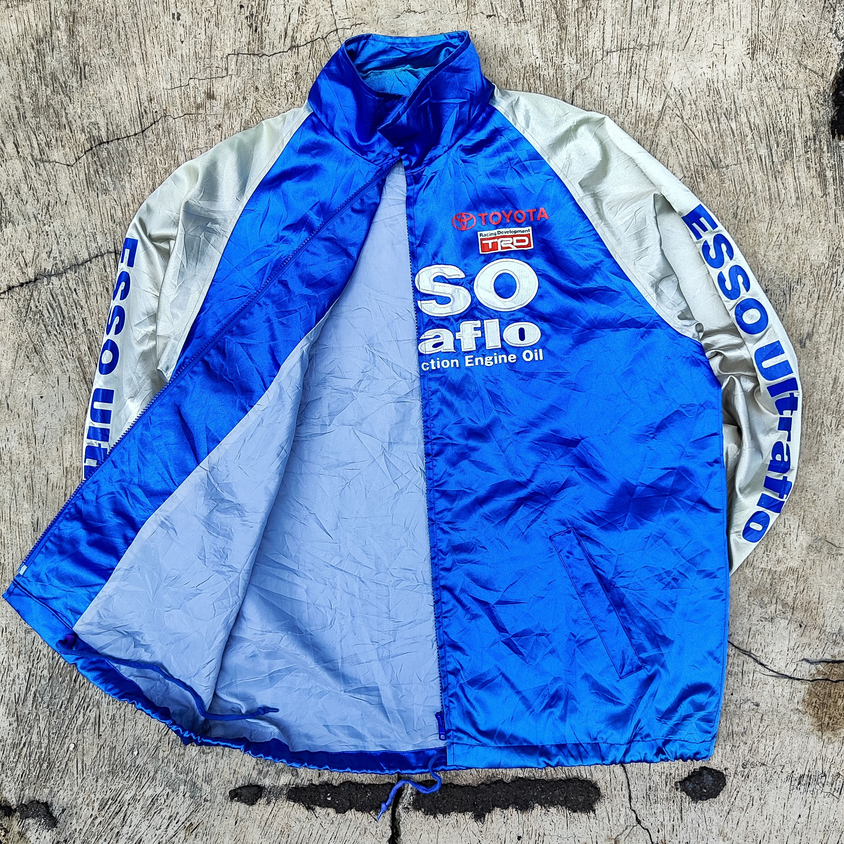 Japanese Brand 2000s Toyota TRD Supra Esso Ultraflo Lemans Team Race Jacket Size US L / EU 52-54 / 3 - 3 Thumbnail