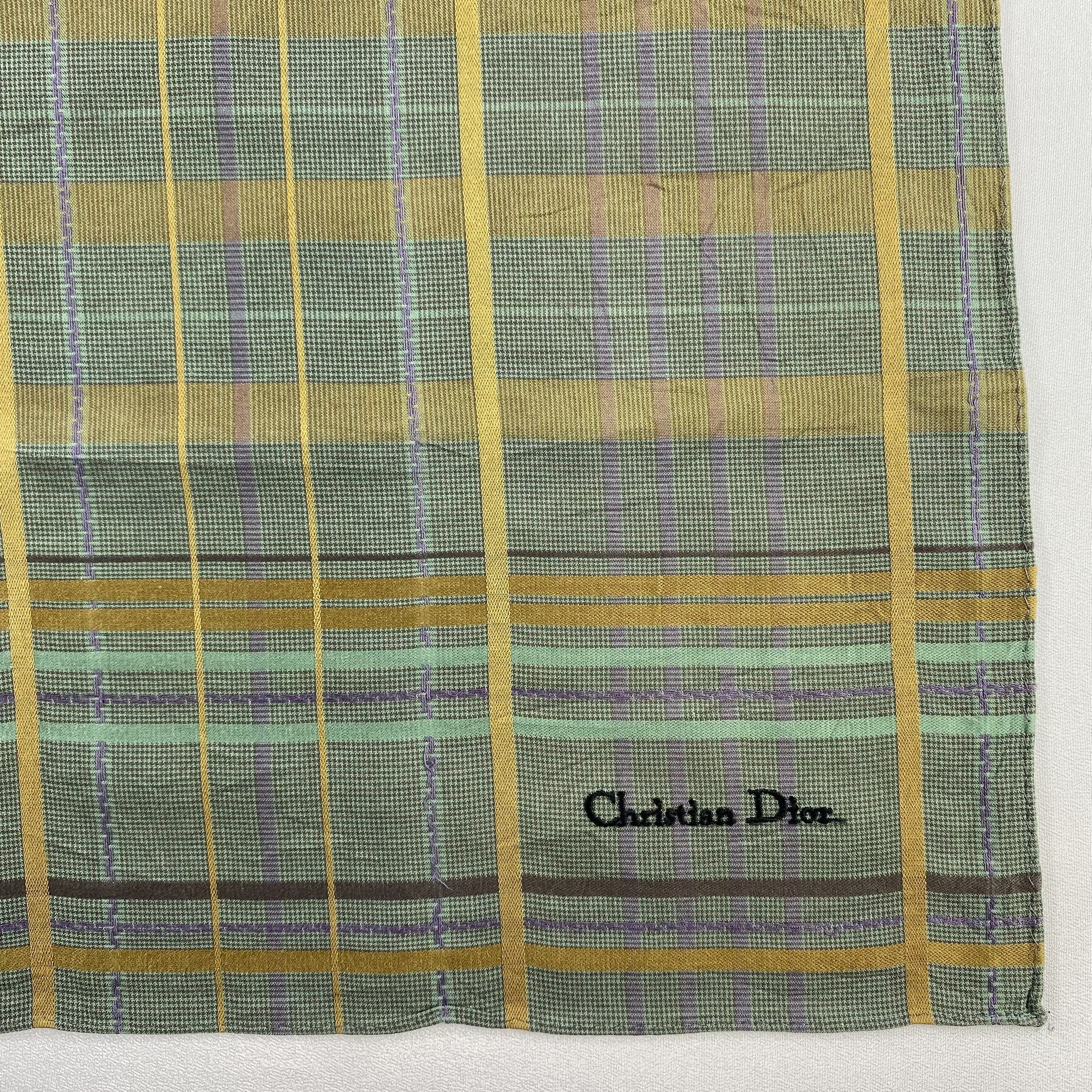 Vintage Christian Dior Monsieur Handkerchief / Neckerchief-P1631 Size ONE SIZE - 3 Thumbnail