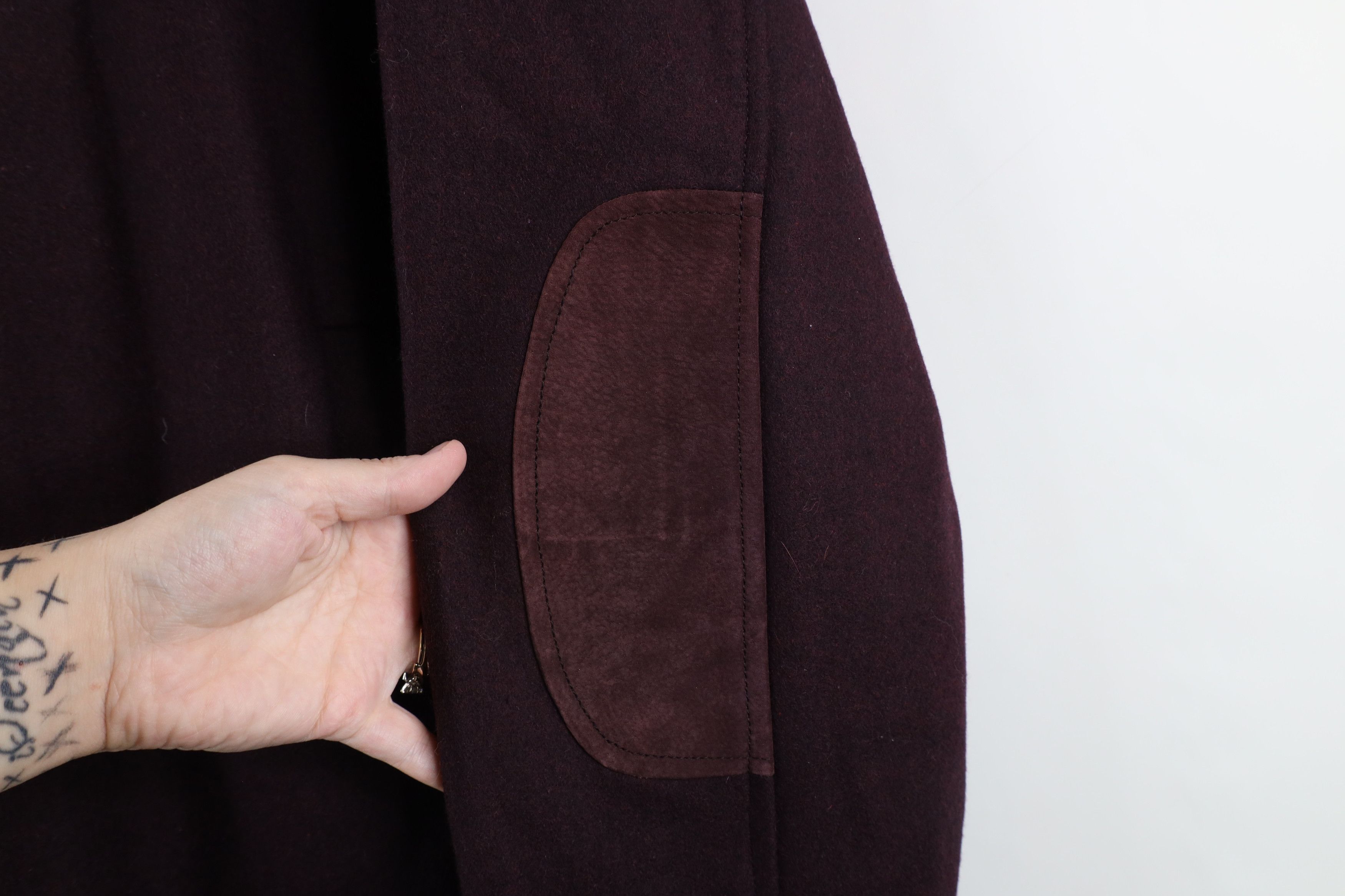 Vintage Vintage 90s Streetwear Trim Wool Quilted Jacket Purple Size US M / EU 48-50 / 2 - 6 Thumbnail