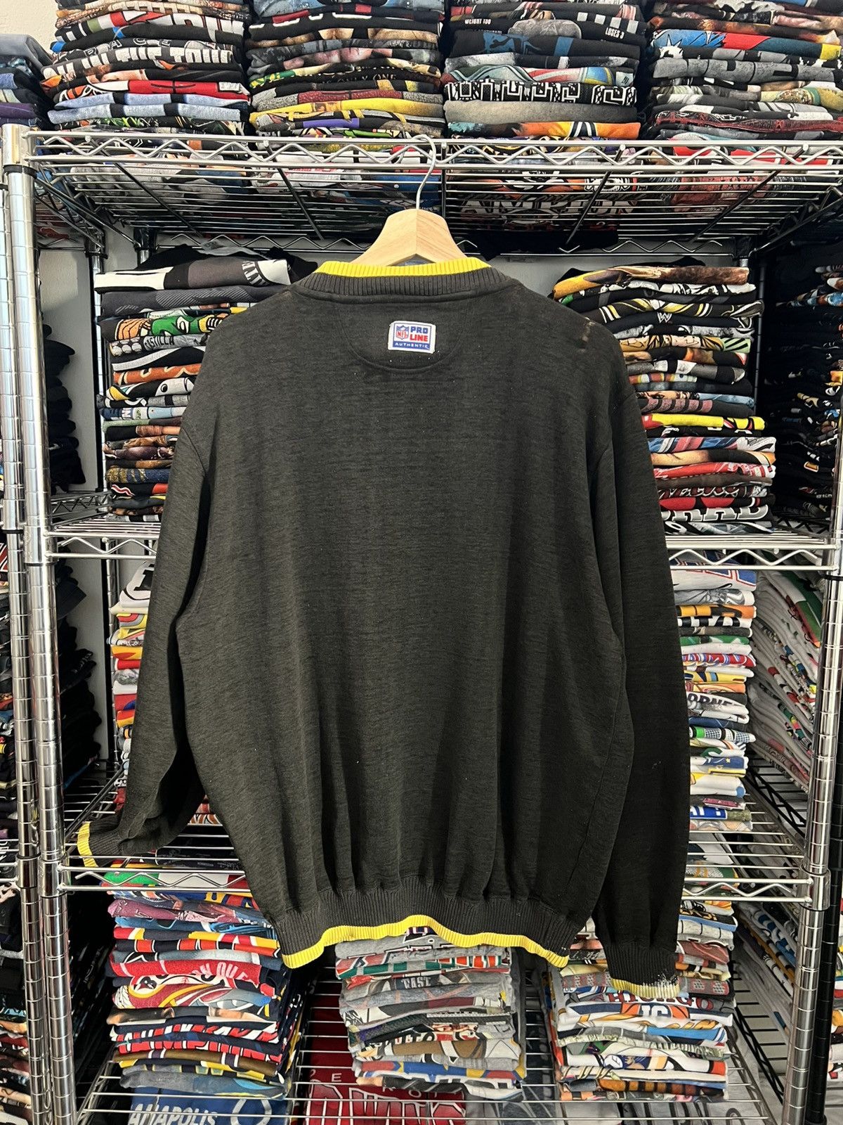 Pro Line 90s Team NFL Pittsburgh Steelers Logo Athletic Crewneck Size US L / EU 52-54 / 3 - 2 Thumbnail