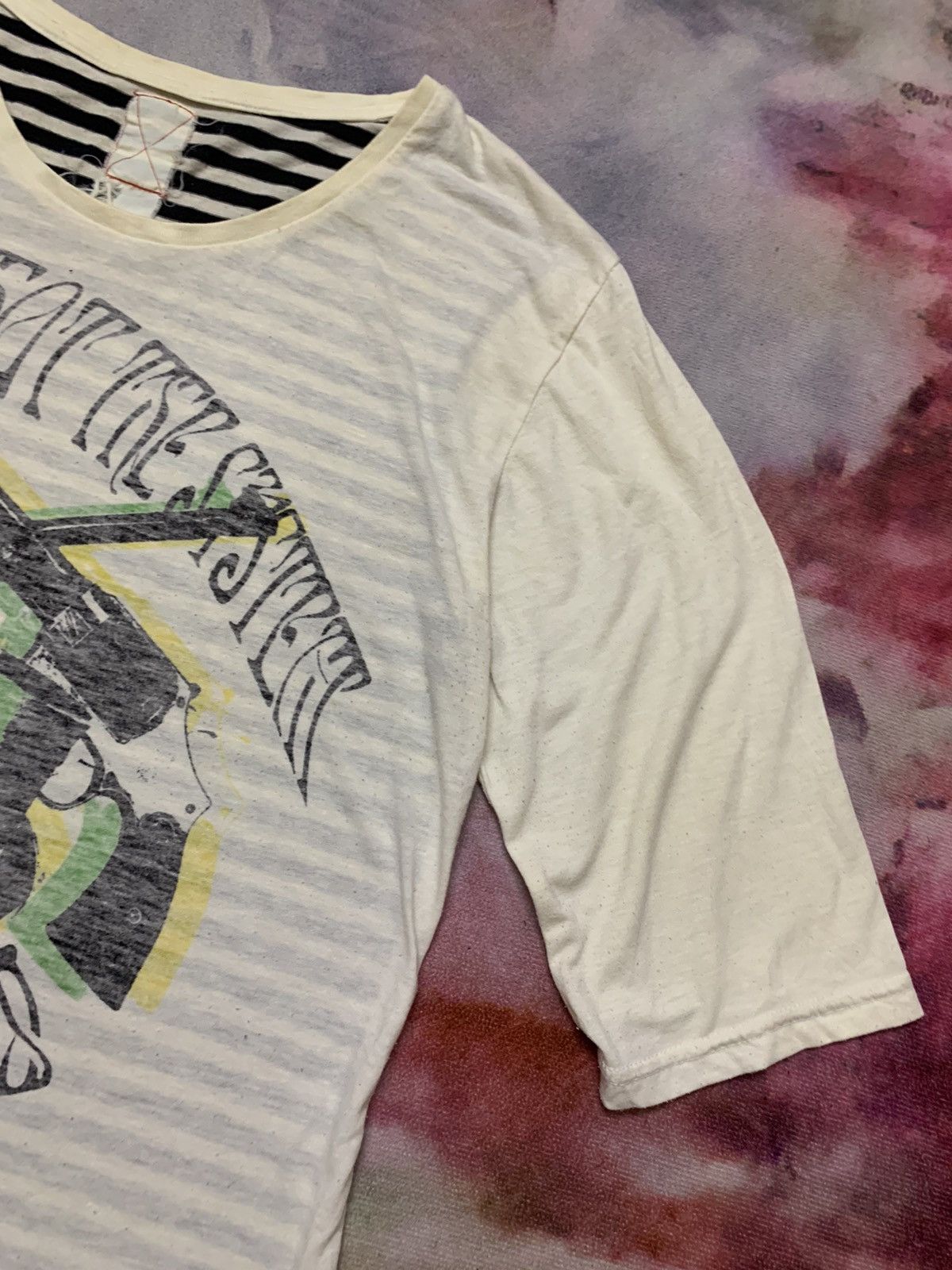 Hysteric Glamour × Japanese Brand × Tornado Mart Japanese Brand Guns Typewriter Tee Size US S / EU 44-46 / 1 - 4 Thumbnail