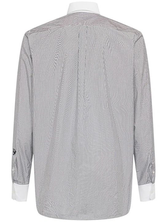 Dolce & Gabbana o1lsvrm0425 Striped Poplon Shirt in Multicolor Size US XL / EU 56 / 4 - 3 Thumbnail