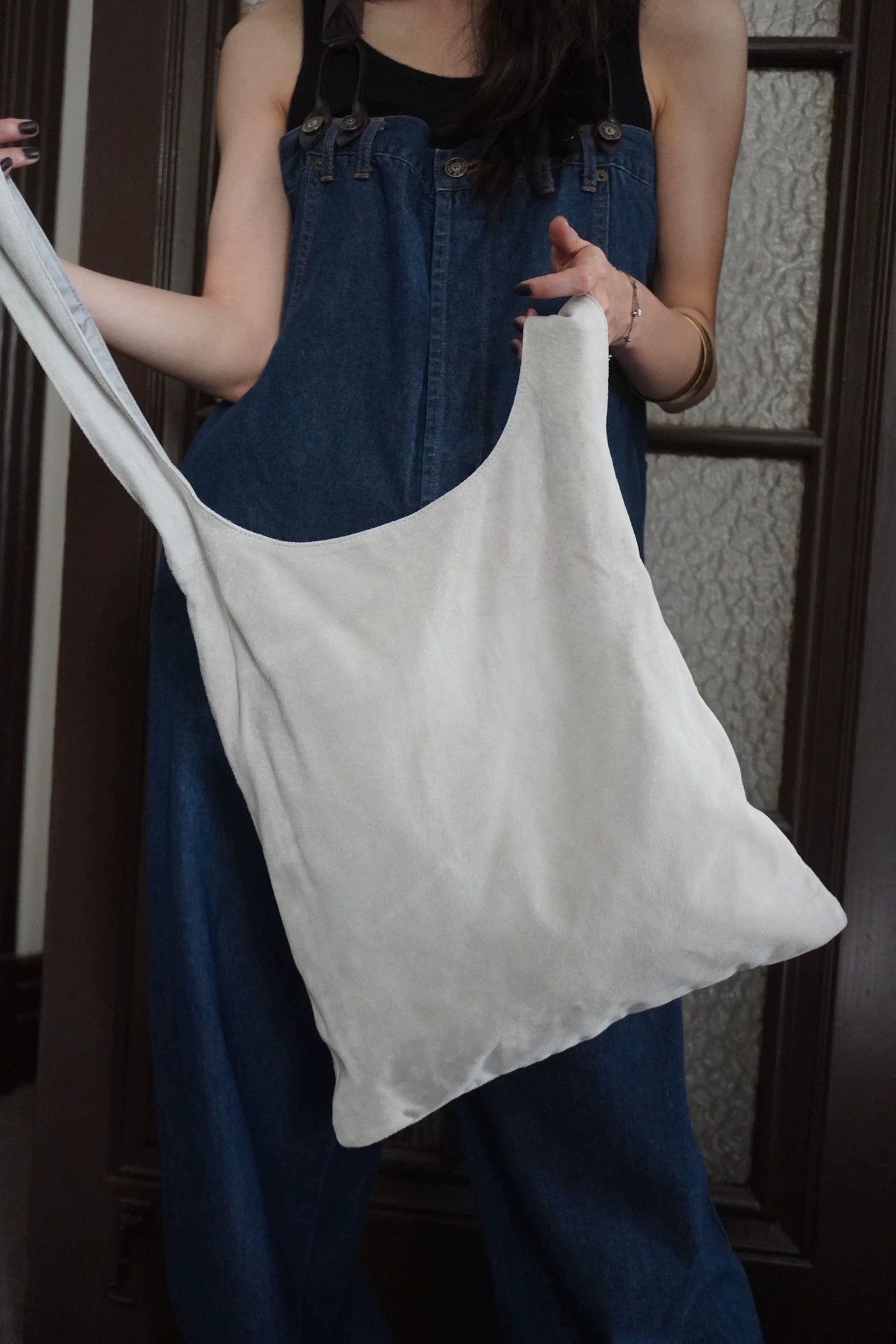 Y's Y's Yohji 00s Pigskin Ash Gray Tote Long/Short Straps 88new Size ONE SIZE - 6 Thumbnail