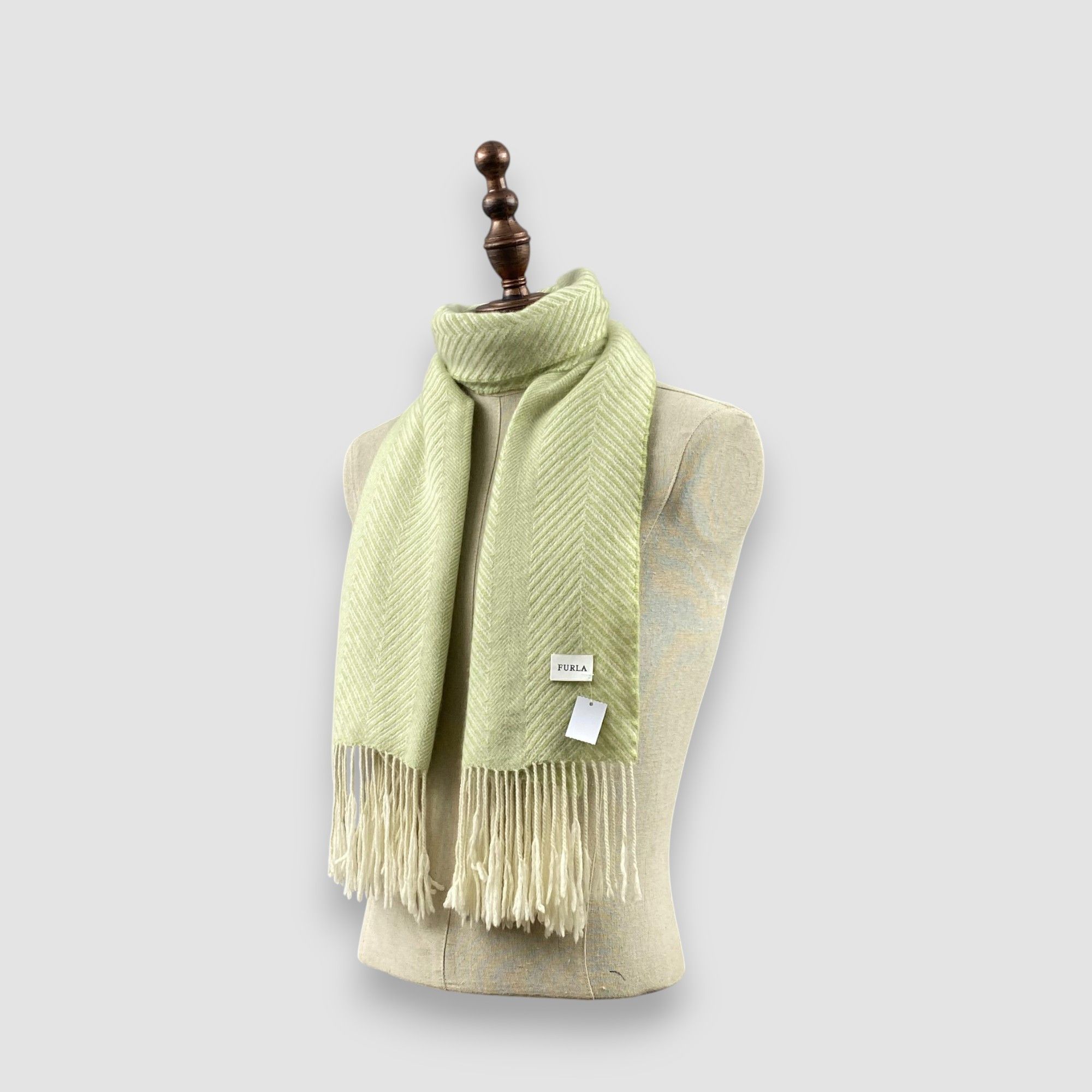 Furla Vintage Furla Scarf Muffler Wool Shawl Wraps Scarves Size ONE SIZE - 2 Thumbnail