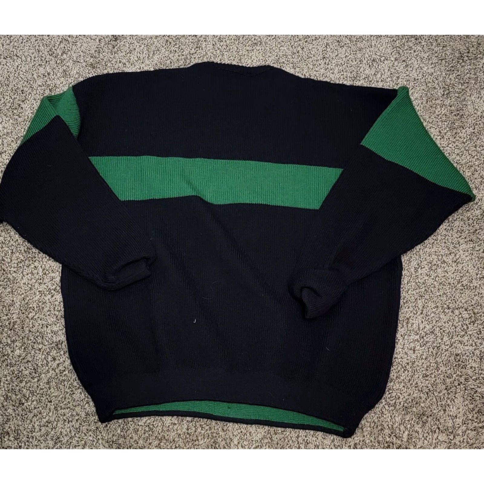 Vintage VINTAGE Blarney Castle Knit Sweater Wool Green XL Unisex Adults Pullover Round Neck Long Sleeve Ireland Logo All Seasons Size US XL / EU 56 / 4 - 2 Thumbnail