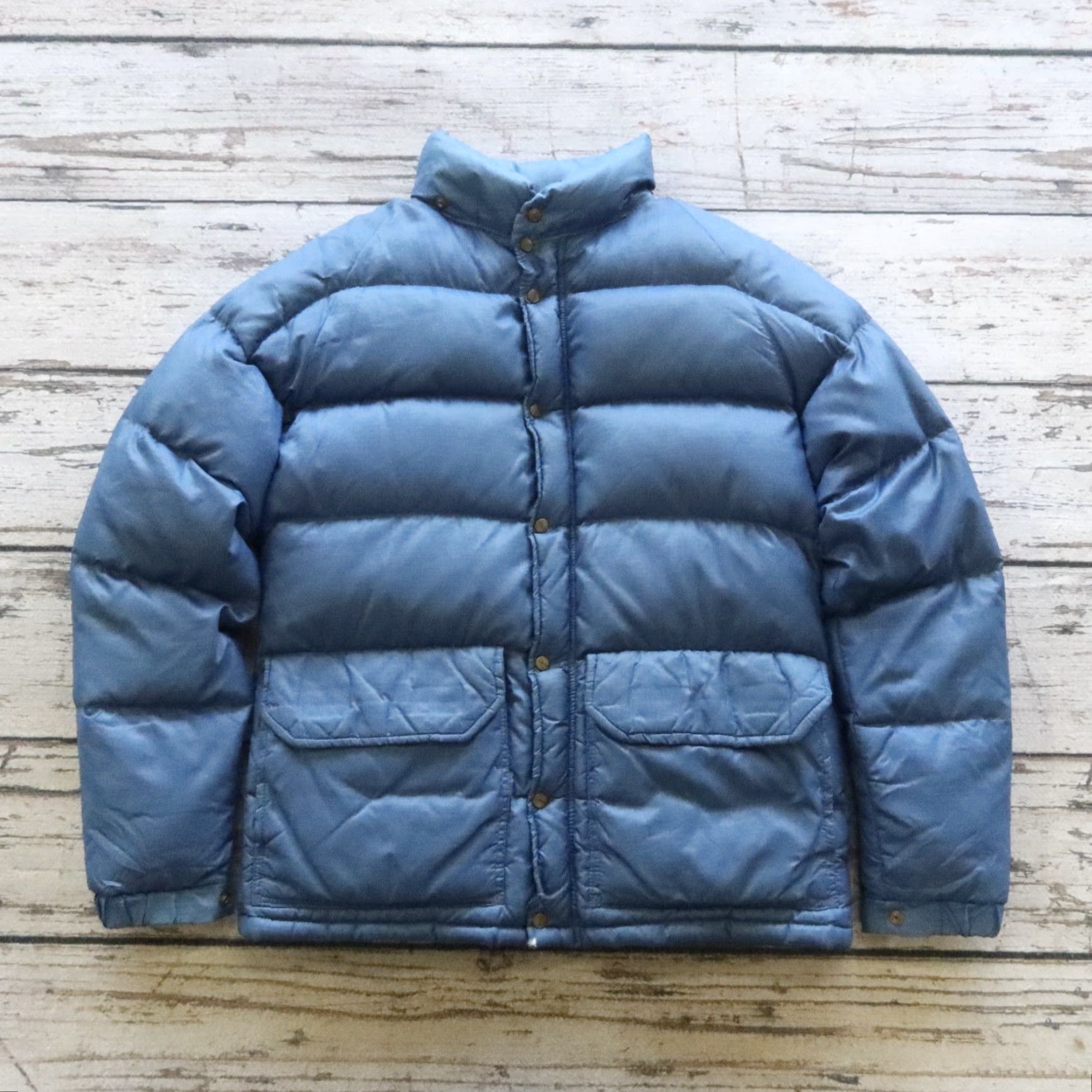 Vintage VINTAGE Camp 7 Puffer Jacket Men M Blue, Jacket, Camp7, Vintage Camp 7 Puffer Jacket, Men M Blue Size US M / EU 48-50 / 2 - 2 Thumbnail