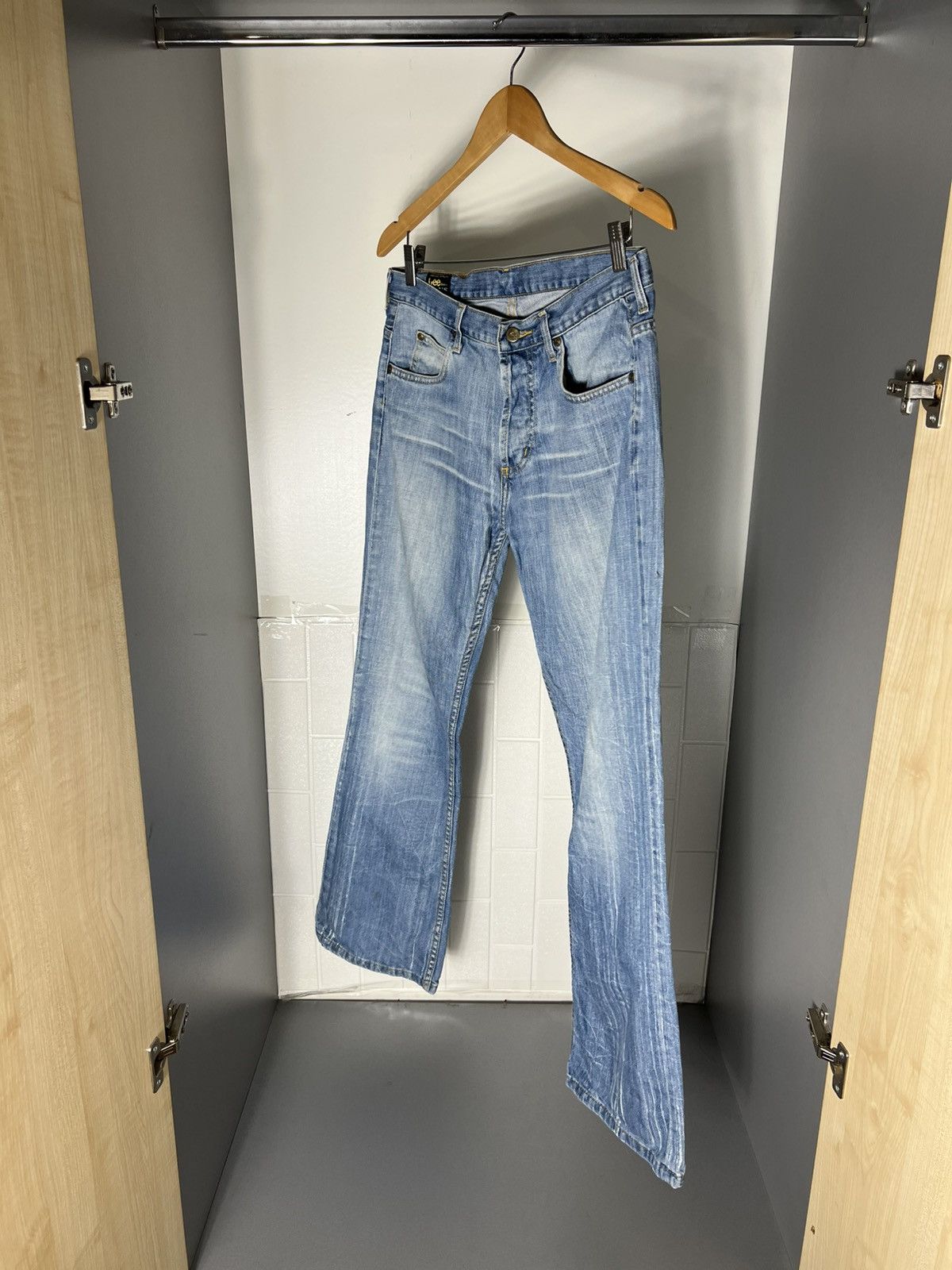 Lee VINTAGE LEE PREMIUM QUALITY BAGGY JEANS DENIM RETRO Y2K 90s Size US 32 / EU 48 - 9 Thumbnail