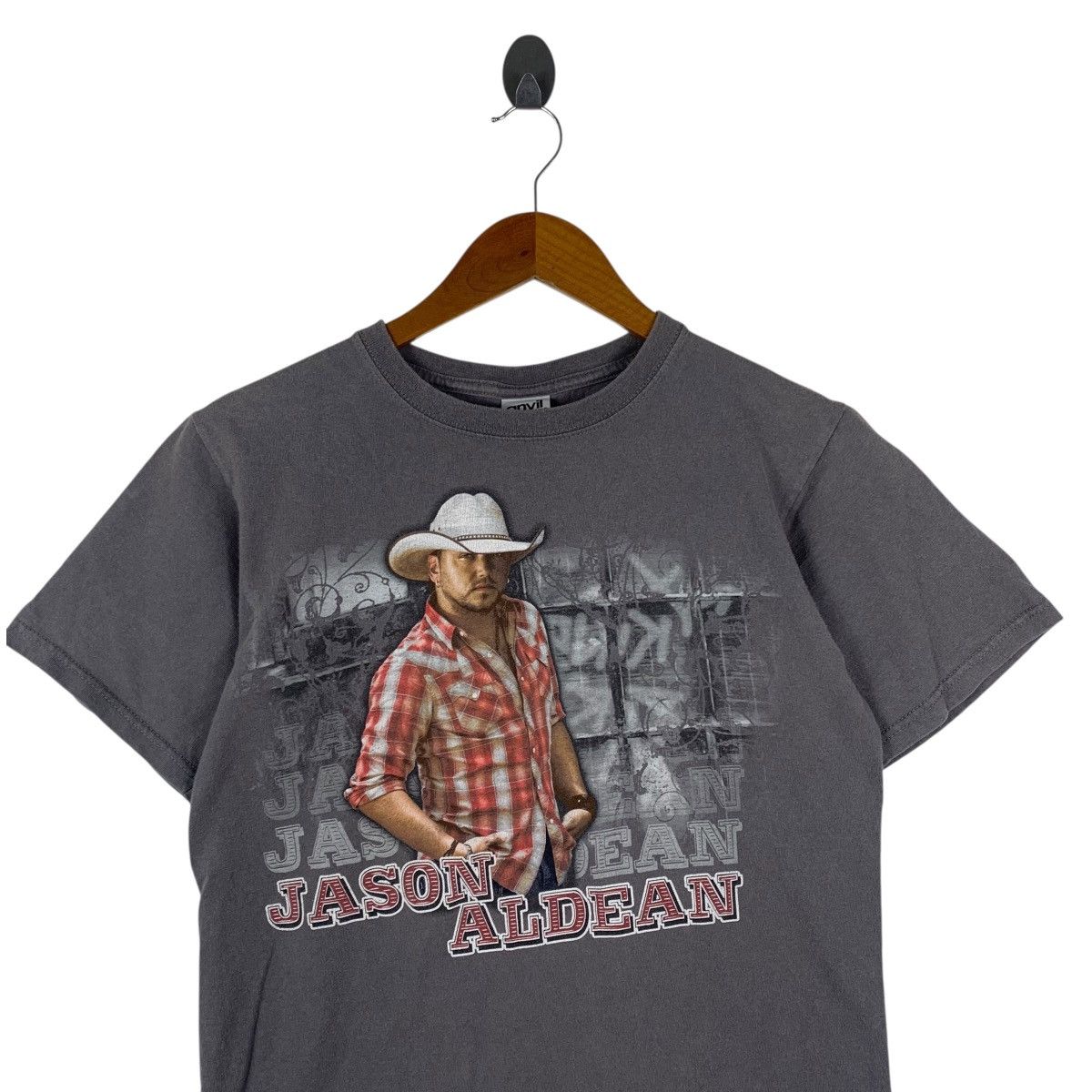 Vintage JASON ALDEAN USA Country Music Singer My Kinda 2010 TShirt Size US S / EU 44-46 / 1 - 2 Thumbnail