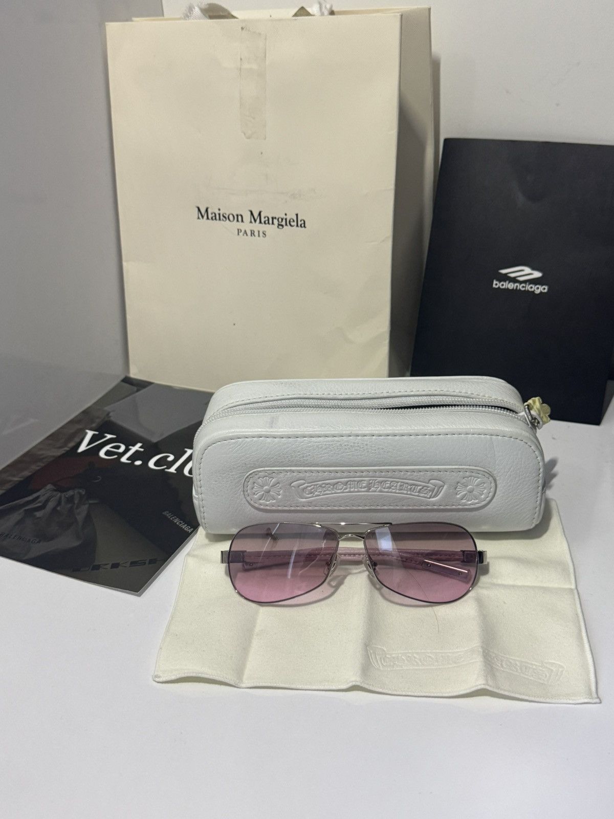 Chrome Hearts ✅Chrome hearts pink glasses Size ONE SIZE - 2 Thumbnail