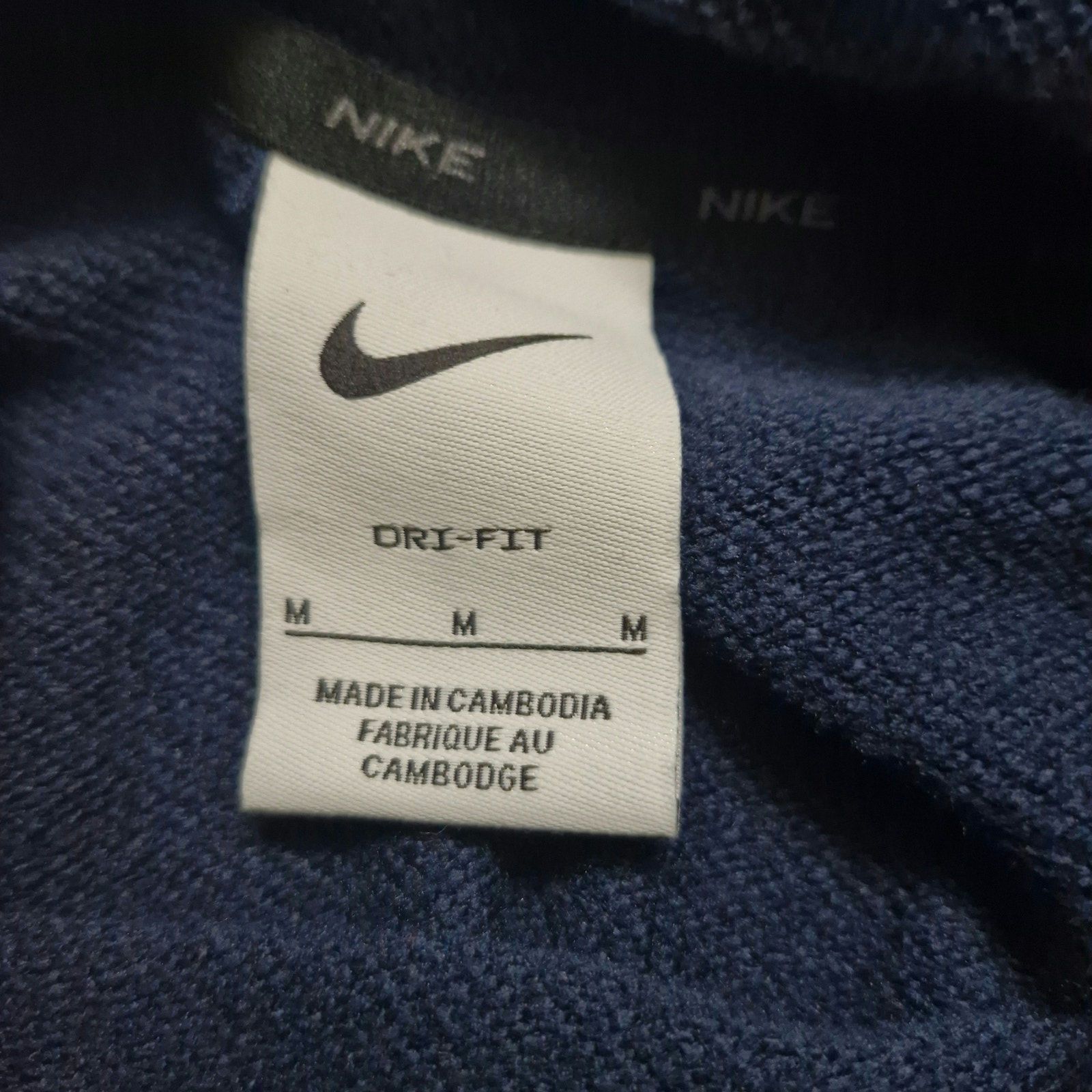 Nike Nike Standard Fit Dri-FIT Navy Sweatshirt Hoodie Men’s M Size US M / EU 48-50 / 2 - 3 Thumbnail