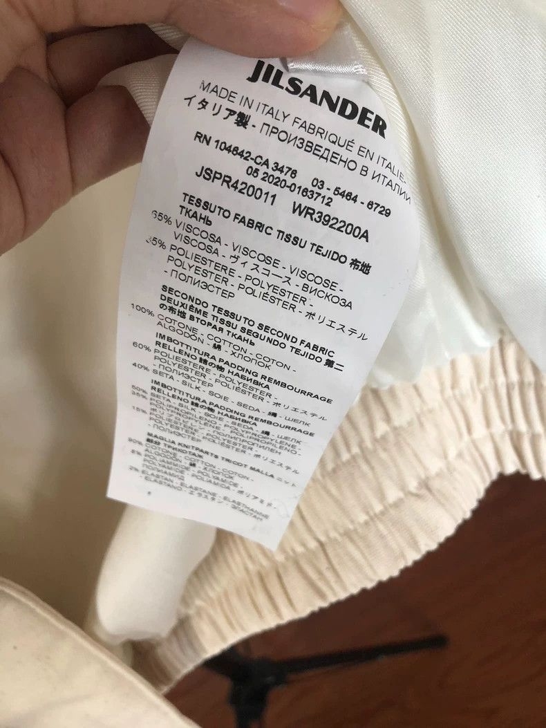 Jil Sander Jil Sander Silk-paneled baseball jacket Size M / US 6-8 / IT 42-44 - 6 Thumbnail