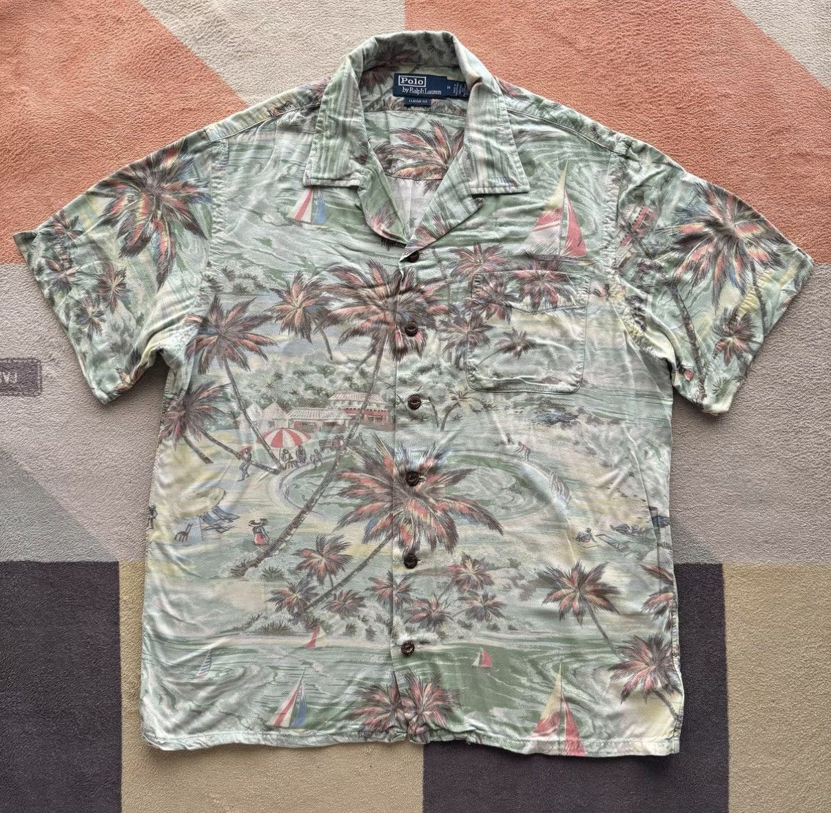 Polo Ralph Lauren Ralph Lauren Polo Hawaiian Short Sleeve Shirt K22 Size US M / EU 48-50 / 2 - 1 Thumbnail