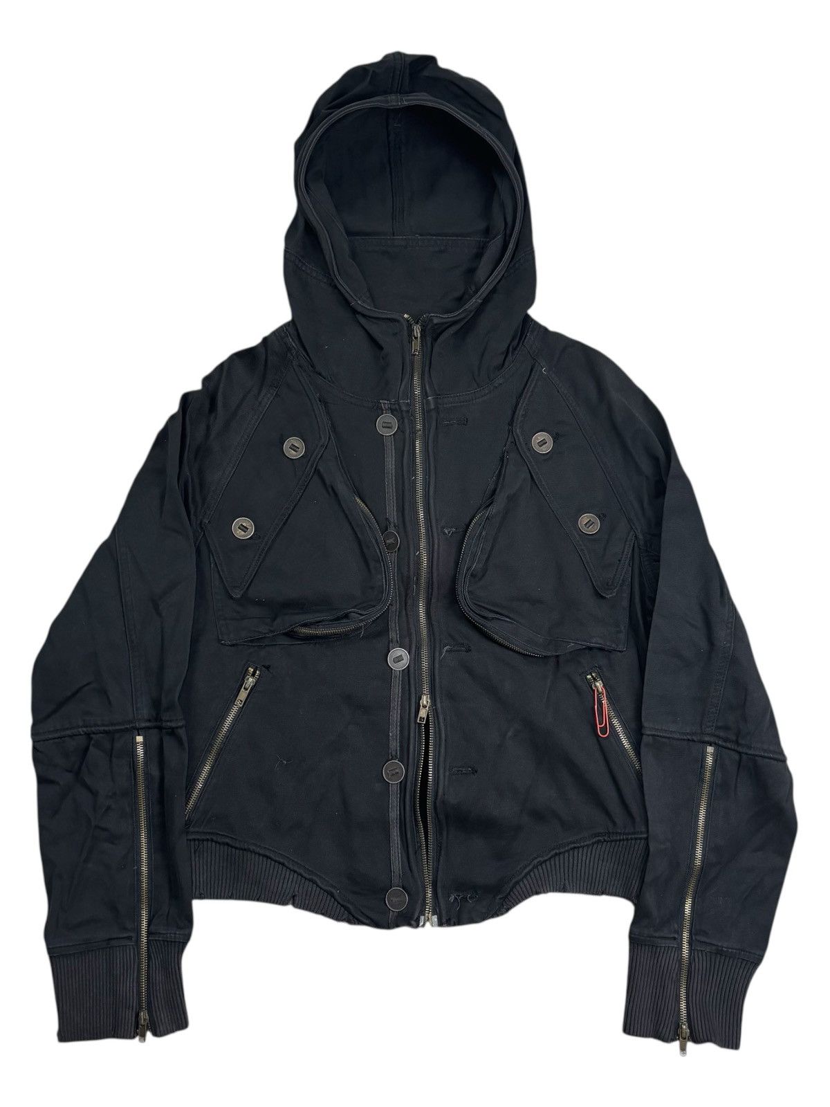 Le Grande Bleu (L.G.B.) 2000s Marquistone - Apocalypse Style Cargo Jacket Size US M / EU 48-50 / 2 - 1 Thumbnail