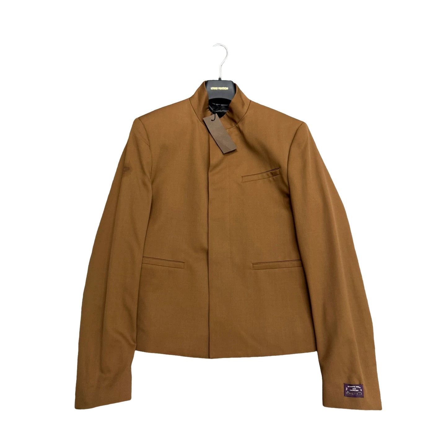 Dior Dior Brown Virgin Wool Stand-Collar Blazer Size 48 Size 38R - 1 Thumbnail