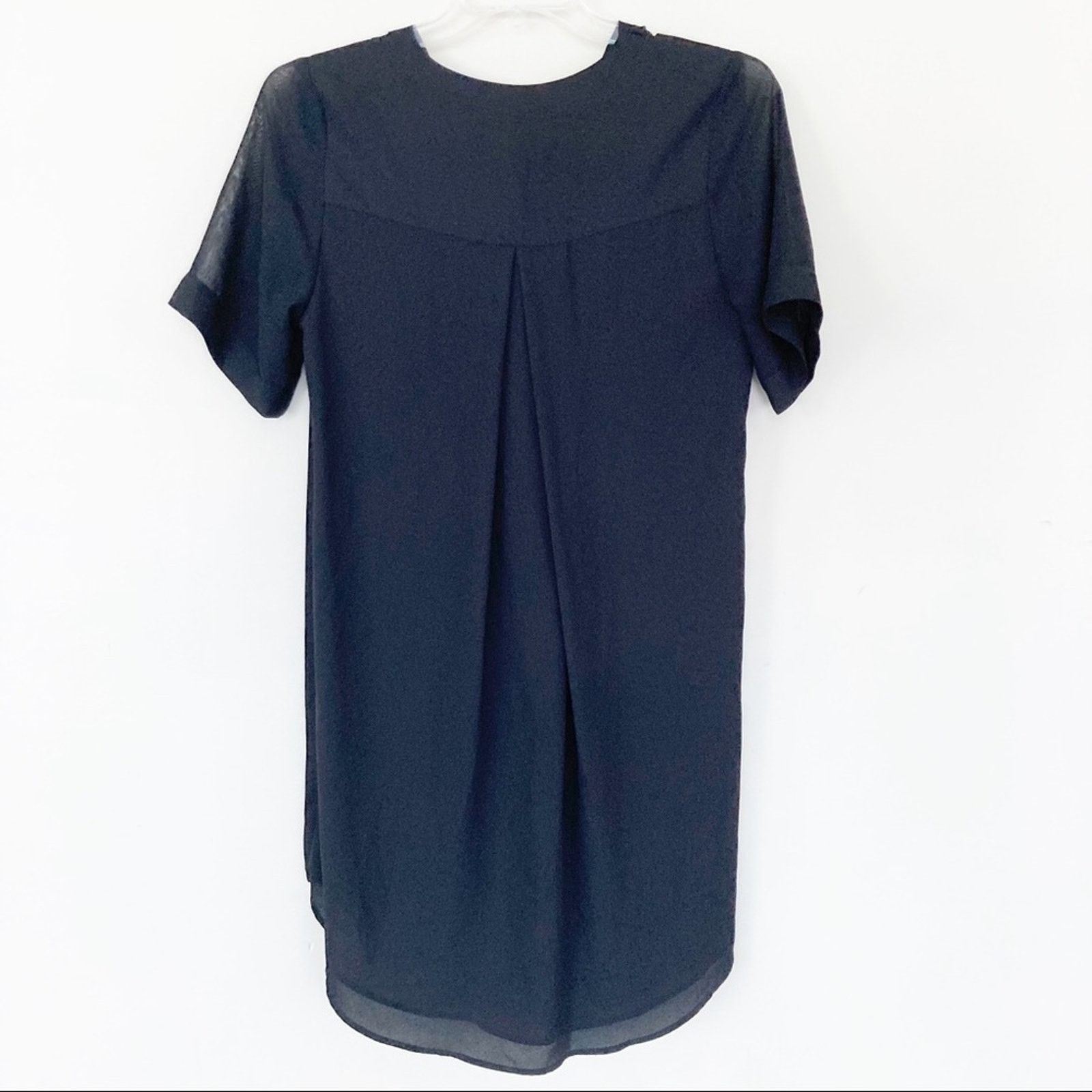 Topshop Topshop Black Twist Front Surplice Dress Sz 6 Size M / US 6-8 / IT 42-44 - 7 Thumbnail