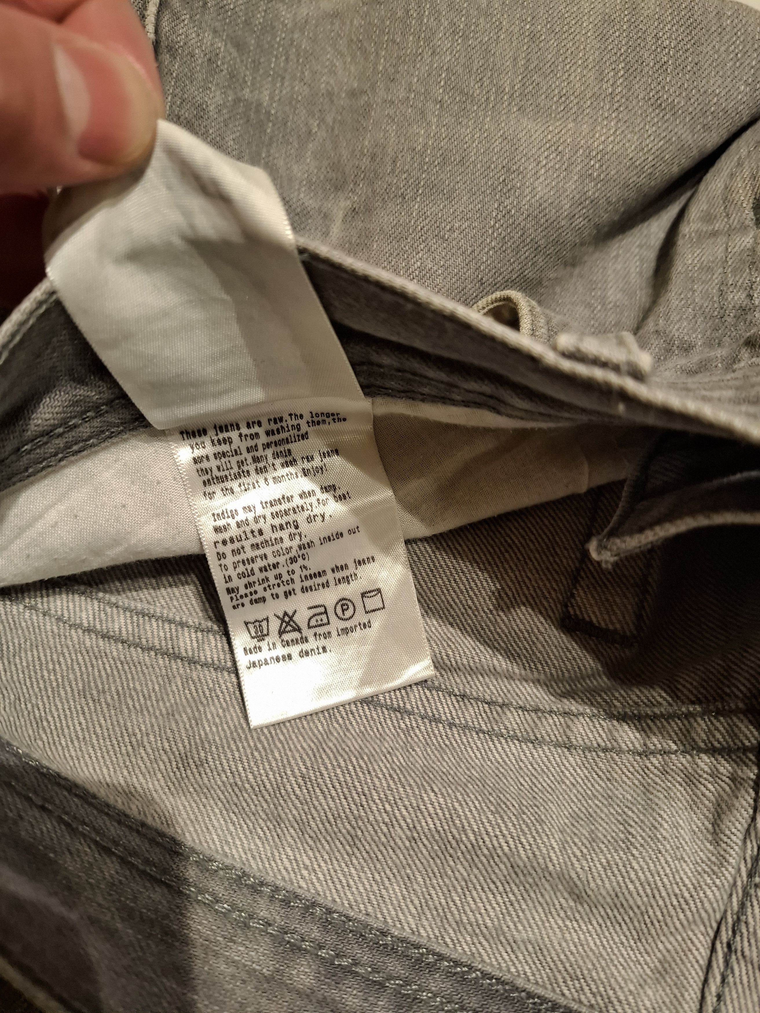 Naked & Famous WeirdGuy Grey Selvedge Size US 28 / EU 44 - 5 Thumbnail