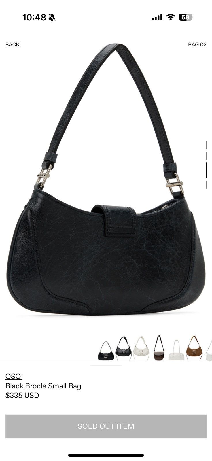 Other OSOI Small Brocle Bag Black Size ONE SIZE - 6 Thumbnail