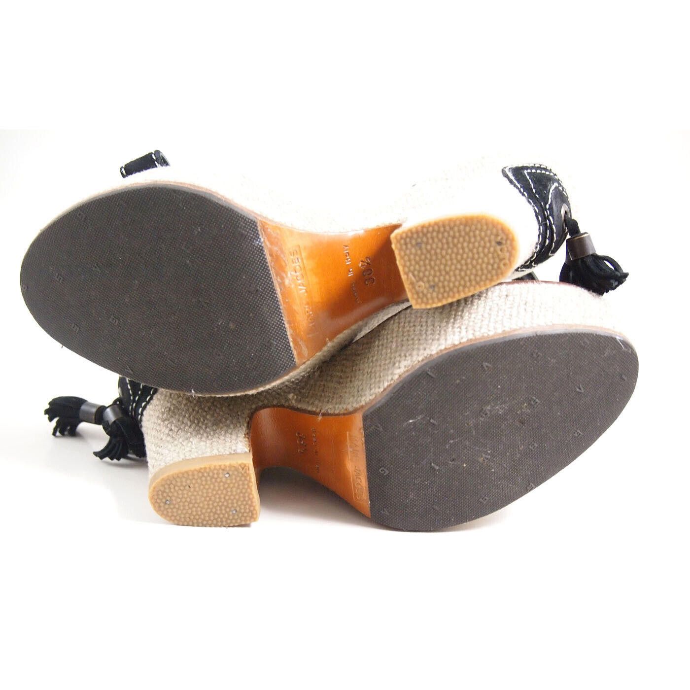 Marc Jacobs Marc Jacobs Wedge Strappy Sandals Black Leather 38.5 US 8.5 Size US 8.5 / IT 38.5 - 7 Thumbnail
