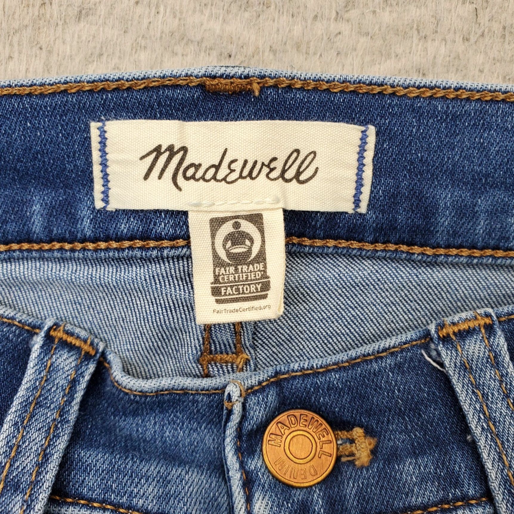 Madewell Madewell Jeans Women's 26 Blue Denim Skinny 5-Pocket Design Size 26" / US 2 / IT 38 - 7 Thumbnail