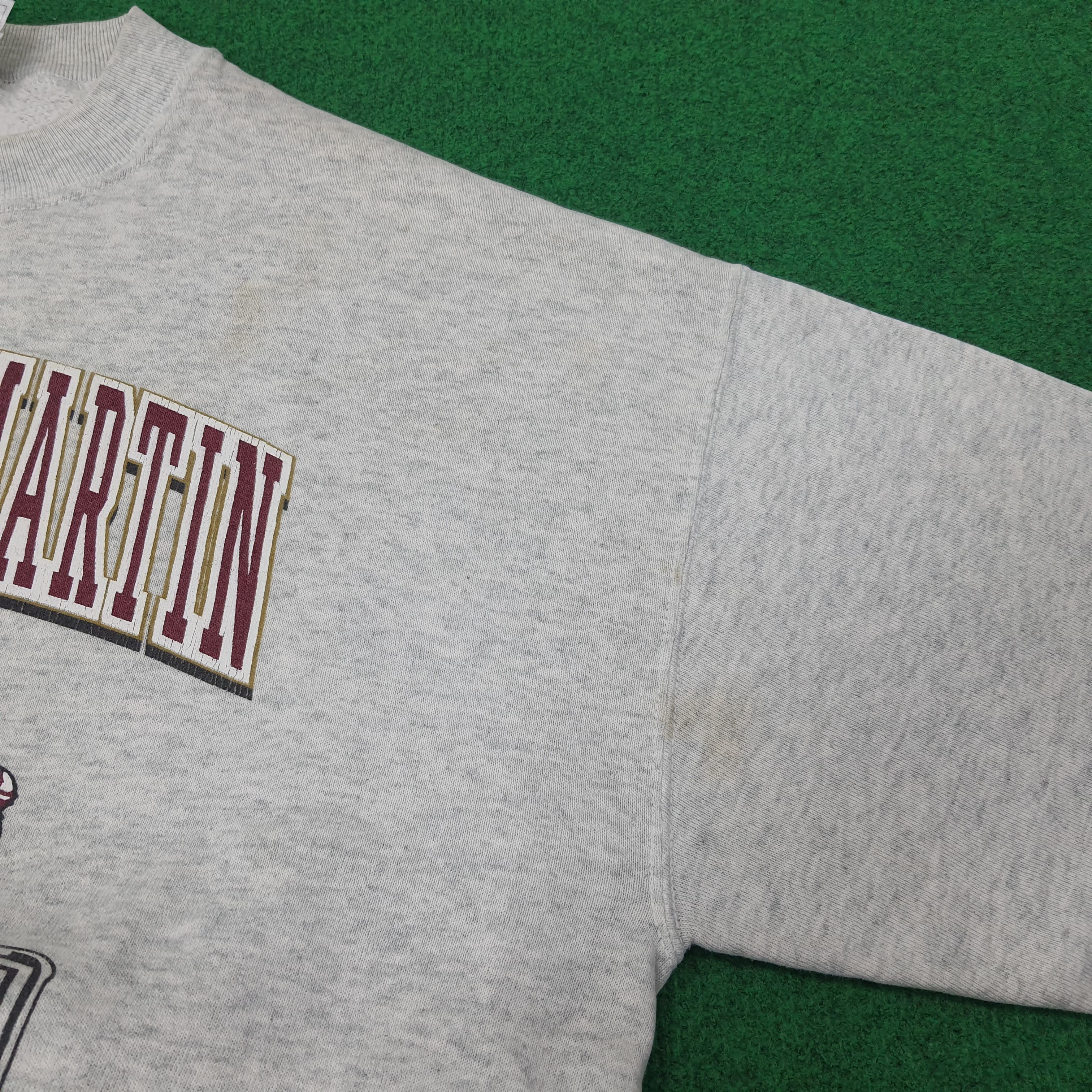 Fruit Of The Loom Vintage Brother Martin Football NFL Sweatshirt C266N26 Size US L / EU 52-54 / 3 - 11 Thumbnail