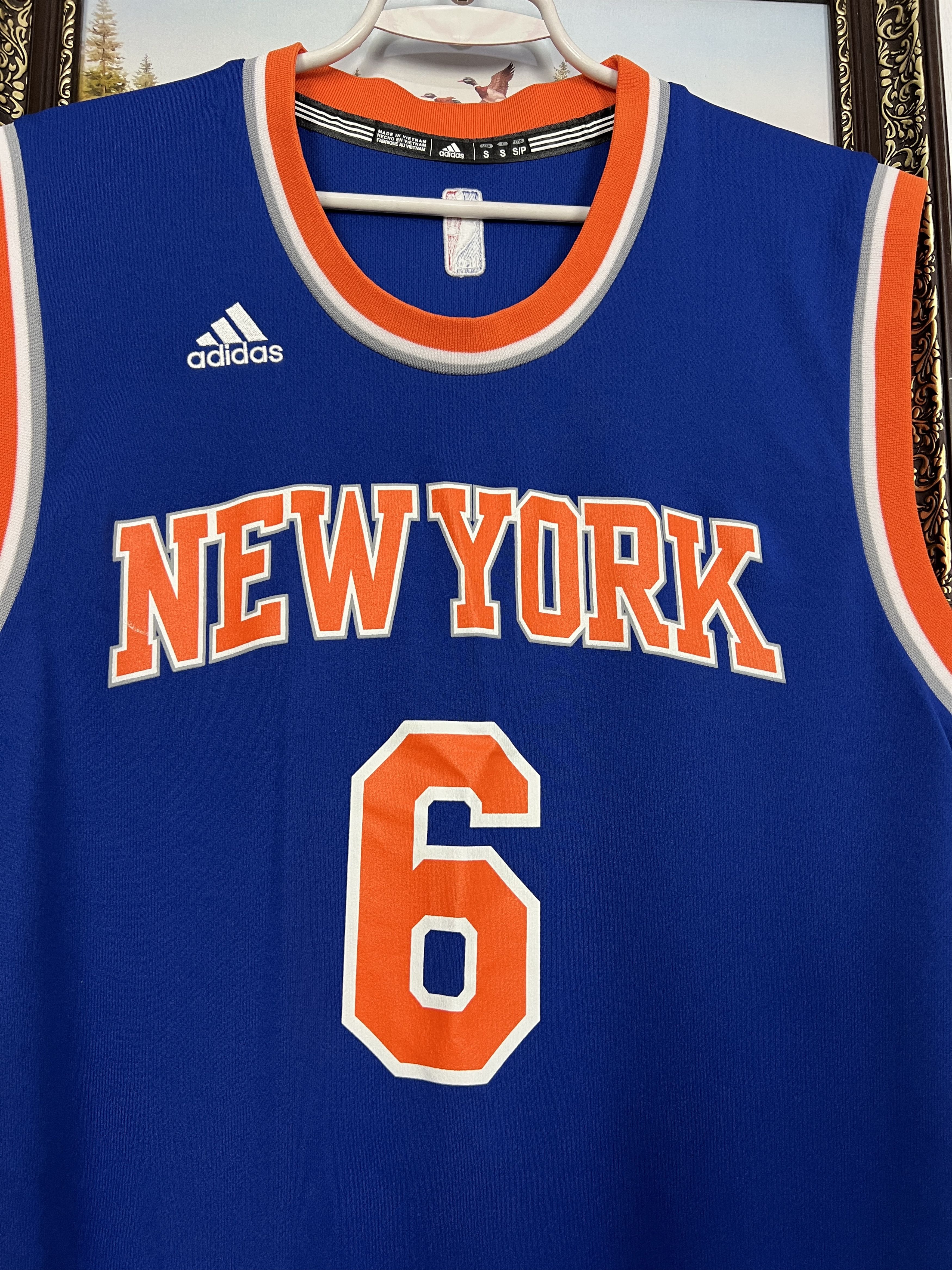 Adidas Vintage New York Knicks #6 Porzingis NBA Jersey Trikot Size US S / EU 44-46 / 1 - 3 Thumbnail