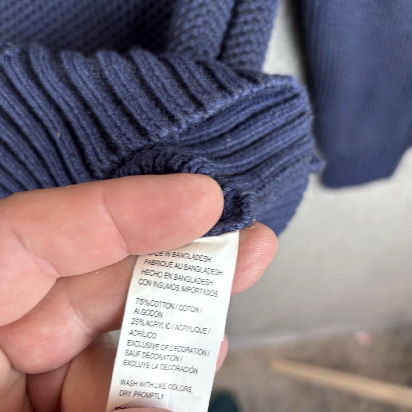 Izod VINTAGE IZOD Sweater Mens L Navy Snowflake 1/2 Zip Mockneck Ski Outdoor Knit Blues Size US L / EU 52-54 / 3 - 4 Thumbnail