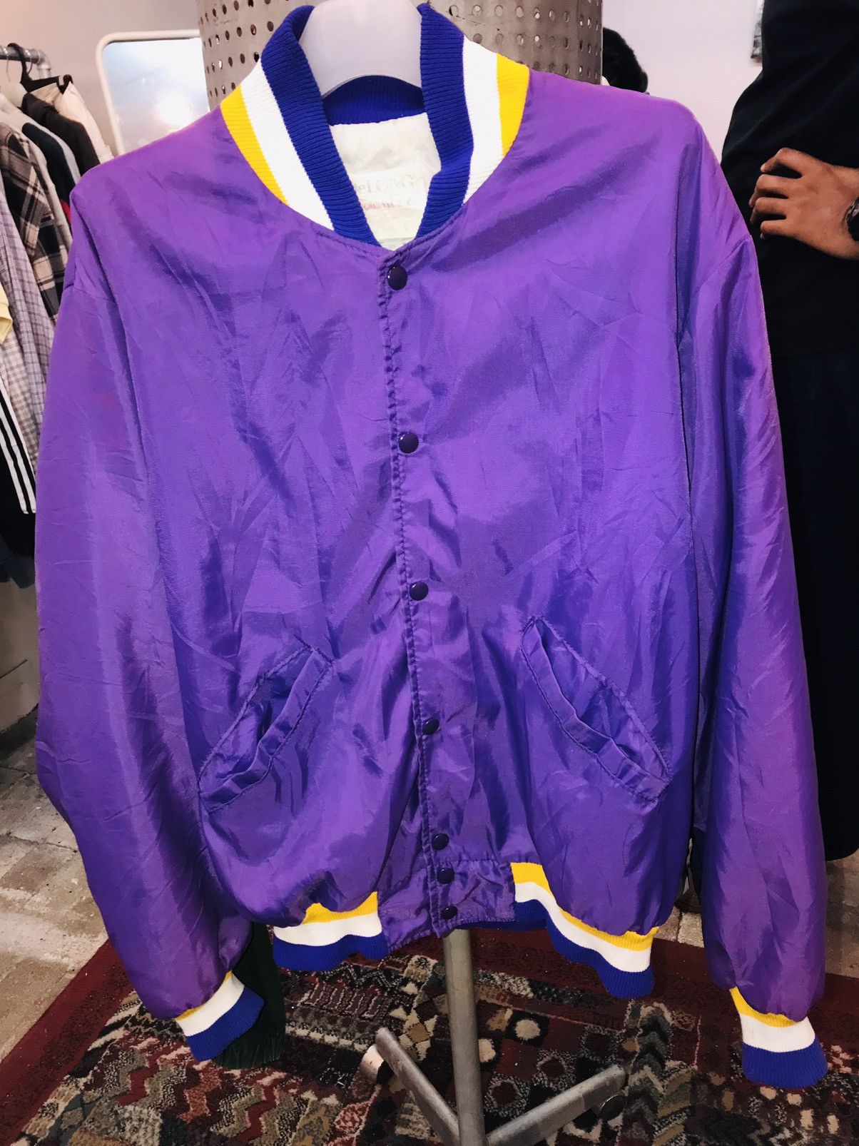 NBA × Vintage Vintage 80’s De Long Jacket with Nice Colour Size US L / EU 52-54 / 3 - 2 Thumbnail