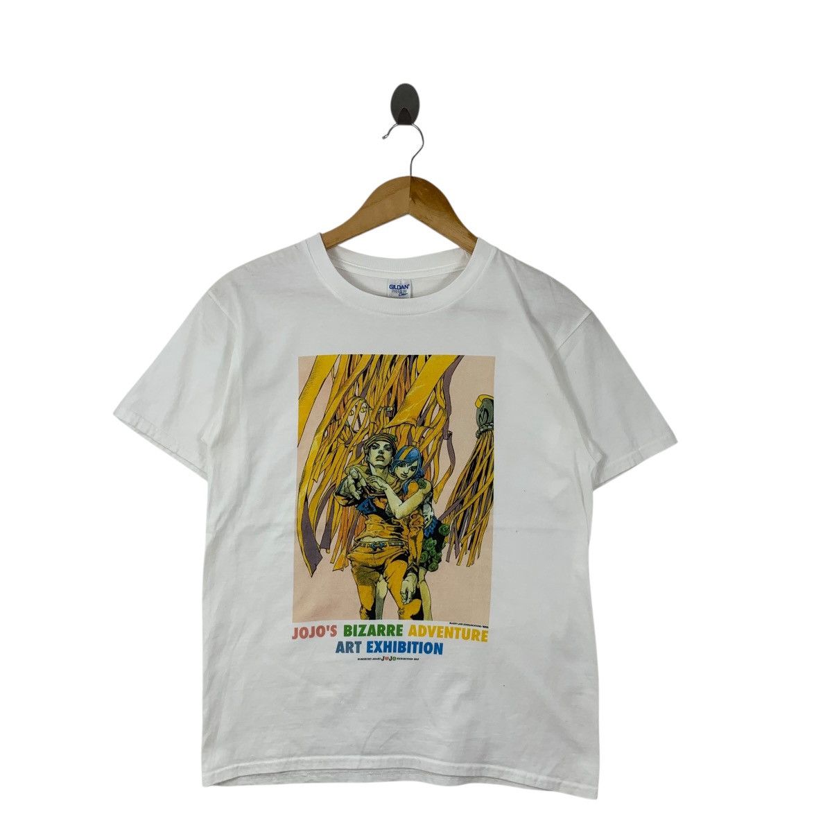 Anime JOJO BIZARRE ADVENTURE Hirohiko Araki Exhibition Tee Shirt Size US S / EU 44-46 / 1 - 4 Thumbnail