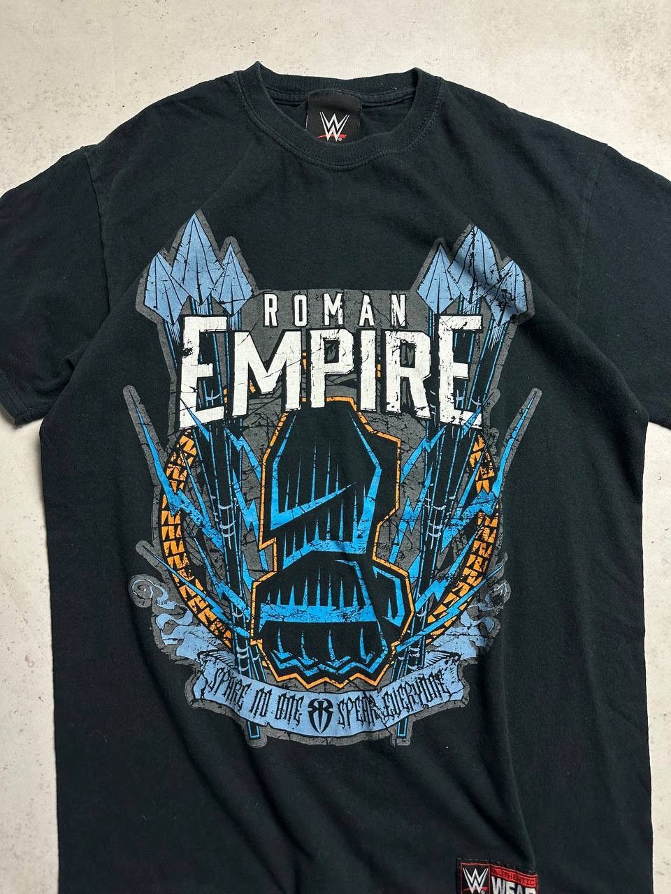 Vintage Vintage WWE Romanian Empire Promo T-shirt Y2K M Size US M / EU 48-50 / 2 - 4 Thumbnail