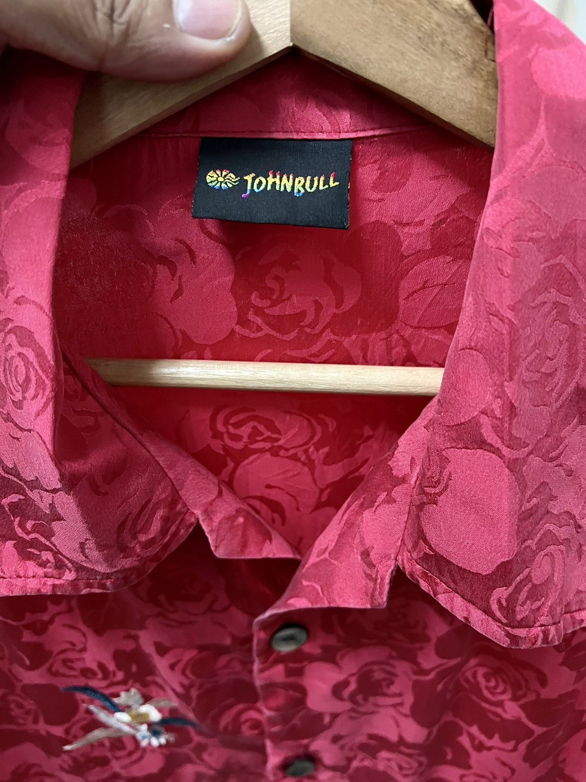 Japanese Brand × Johnbull VINTAGE JOHN BULL EMBROIDERY FLORAL SAMPLE SHIRT Size US M / EU 48-50 / 2 - 7 Thumbnail