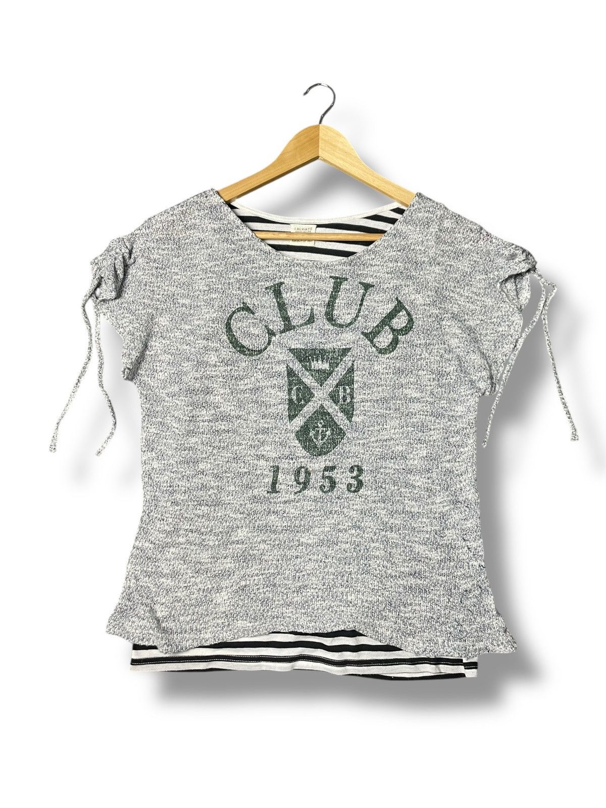 Japanese Brand × Vintage Japanese Brand Club 1953 Short Sleeve (69) Size L / US 10 / IT 46 - 1 Thumbnail