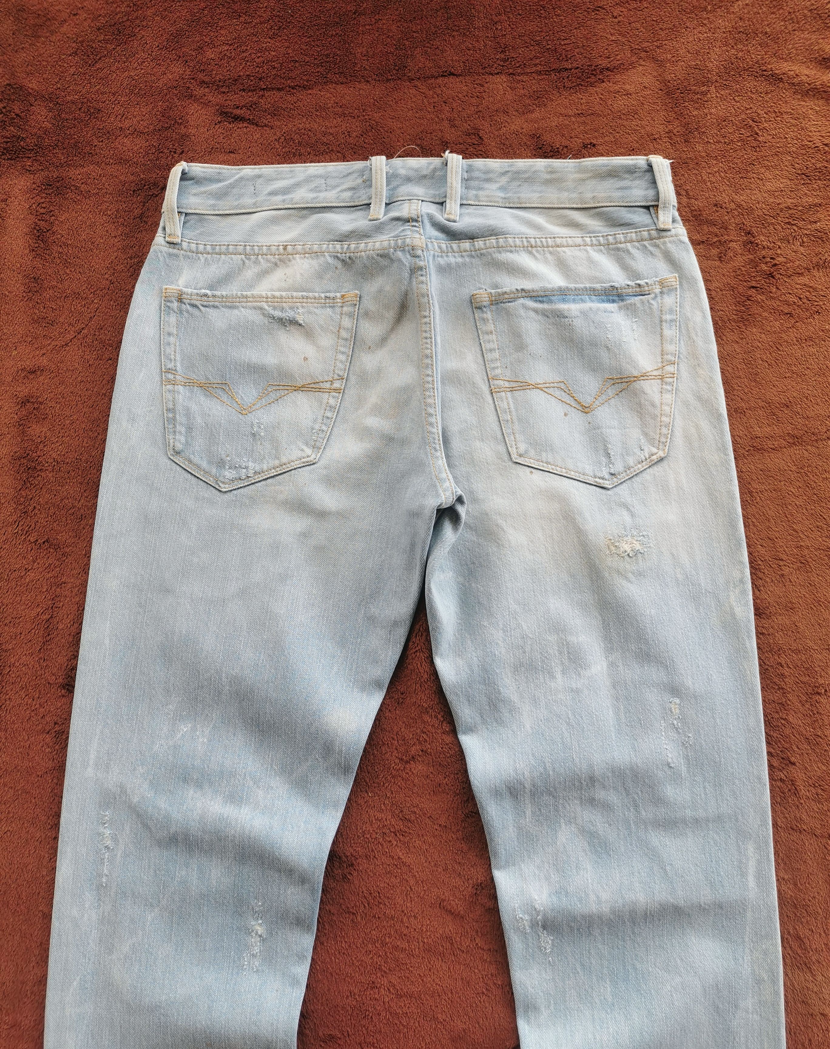 A$AP Rocky × Guess Guess Distressed Denim Jeans With Several Ripped Frayed Size US 33 - 11 Thumbnail