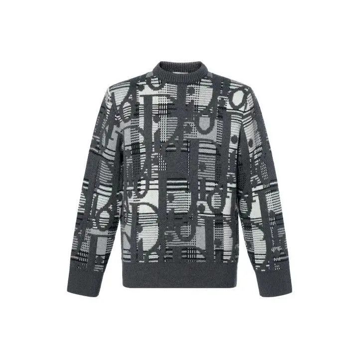 Dior o1flszh0925 Wool Sweater in Black/White Size US S / EU 44-46 / 1 - 1 Thumbnail