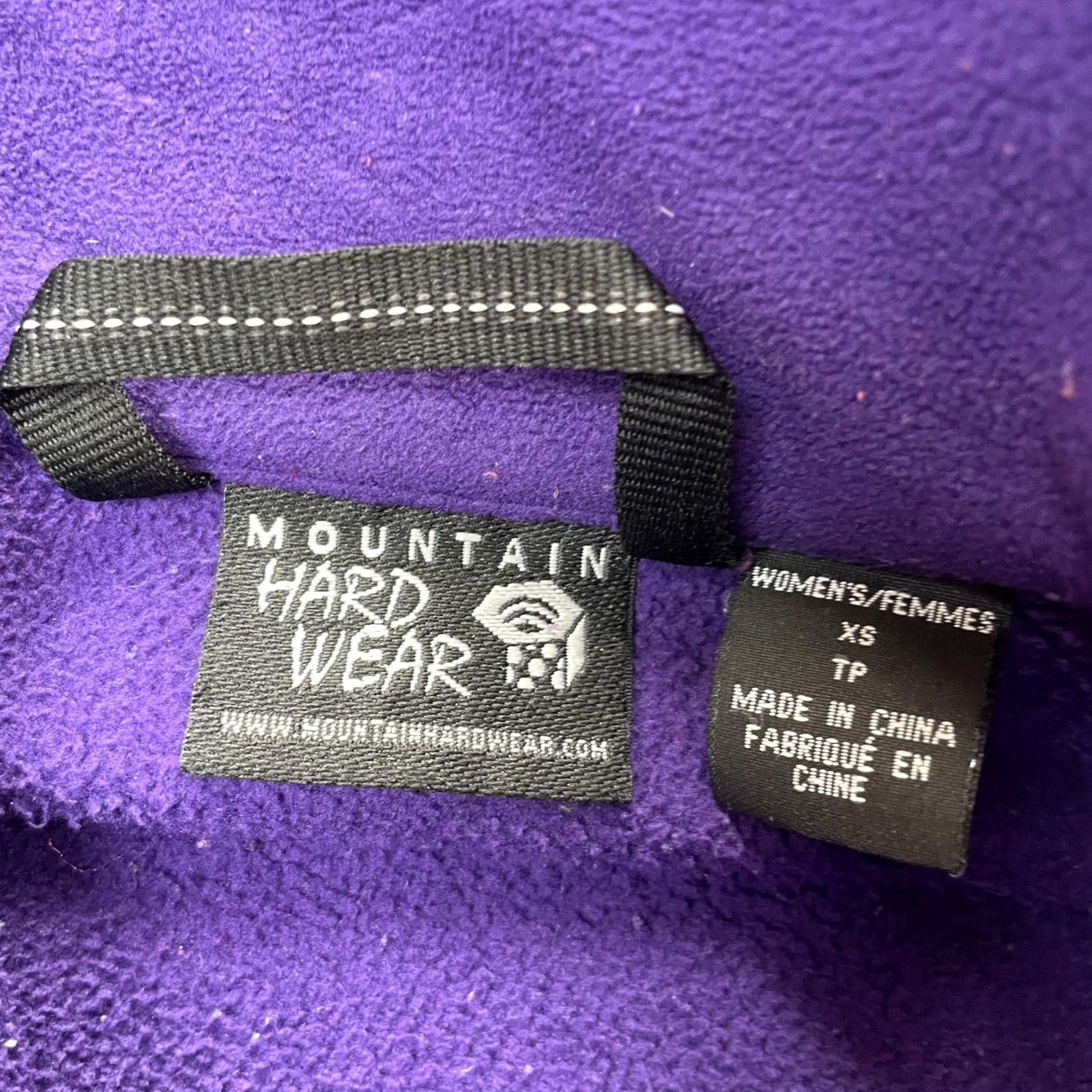 Mountain Hardwear Mountain Hardwear Purple Fleece Sweatshirt Womens XS Mock Neck Half Zip Size XS / US 0-2 / IT 36-38 - 7 Thumbnail