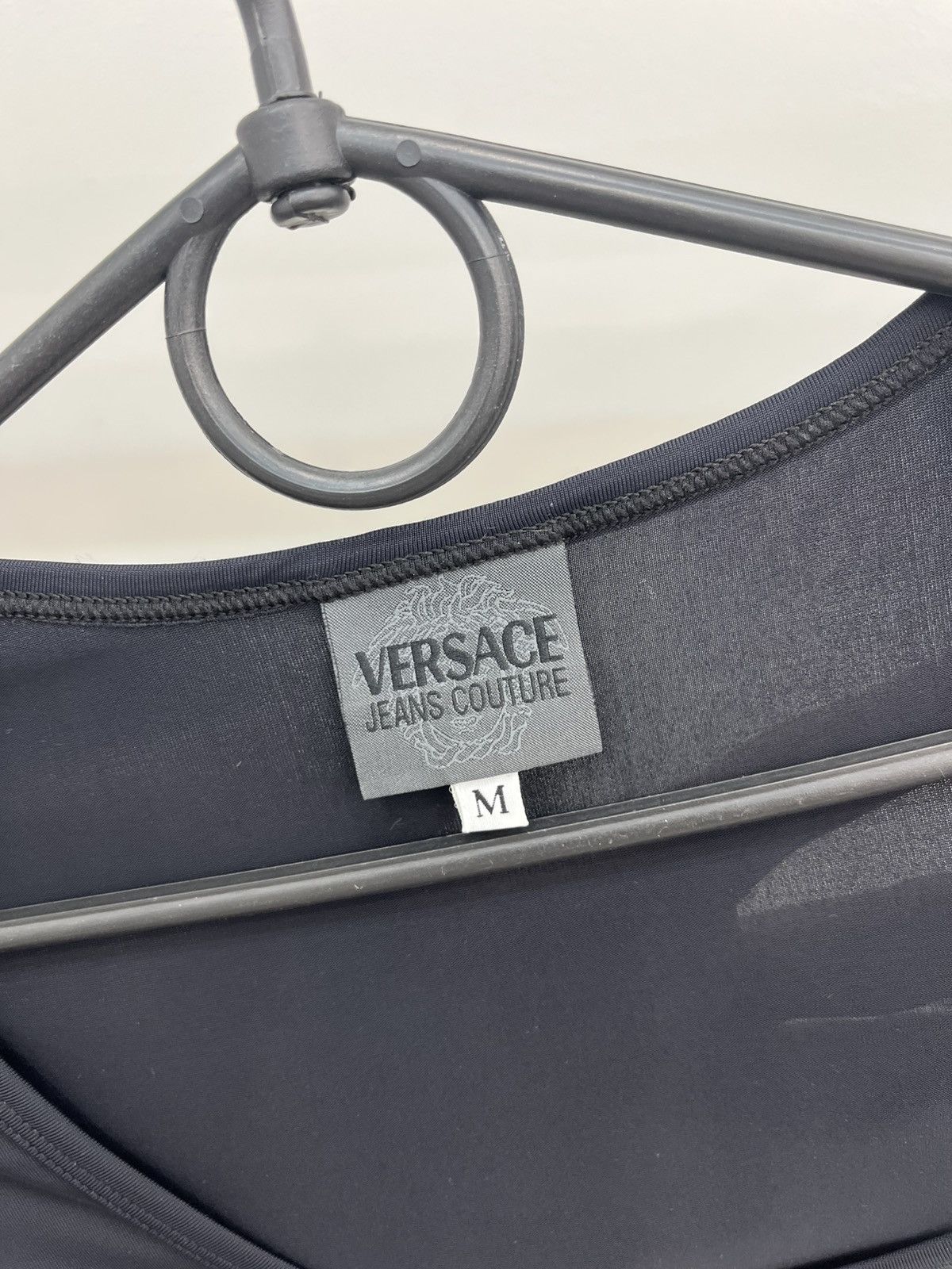 Versace Jeans Couture Vintage Versace Jeans Couture Logo Stretch Top Tee T-shirt Size M / US 6-8 / IT 42-44 - 4 Thumbnail