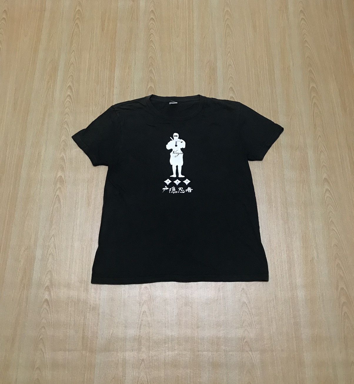 Vintage Japan Ninja Big Logo / Big Printed Tee