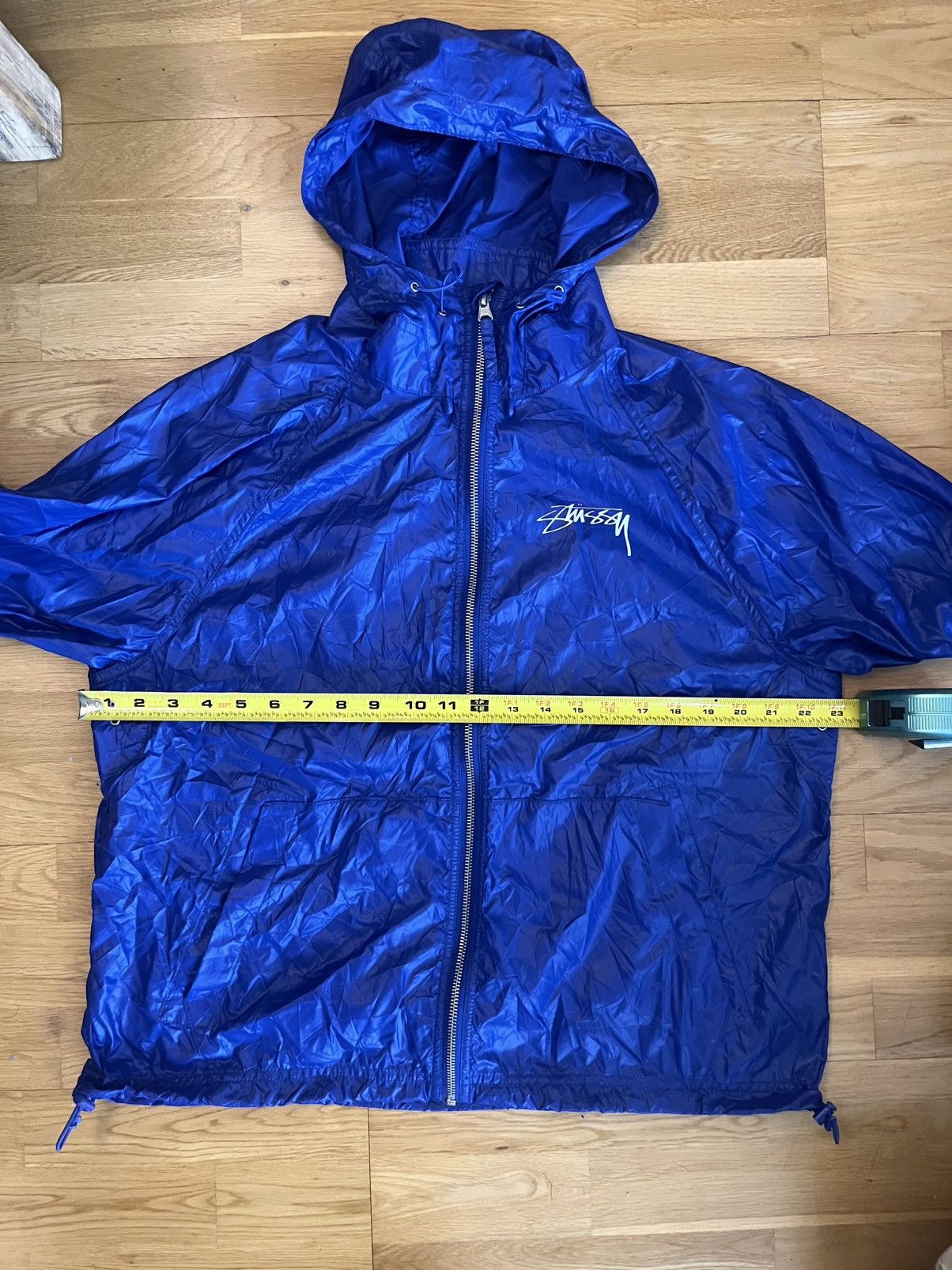 Stussy Stussy new beach shell nylon jacket S blue majotech zip up Size US S / EU 44-46 / 1 - 4 Thumbnail