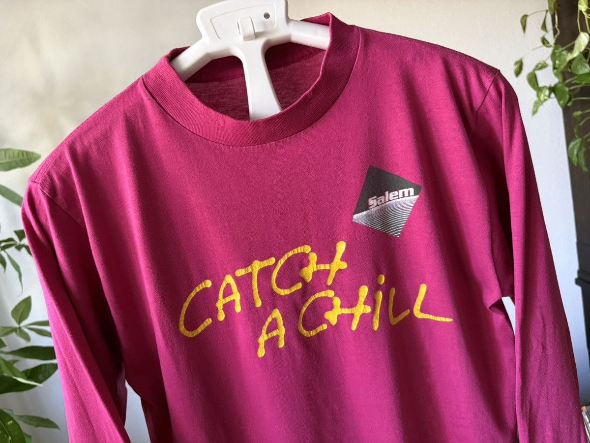 Other 80s Salem Cigarettes Longsleeve Shirt Vintage Size US M / EU 48-50 / 2 - 2 Thumbnail