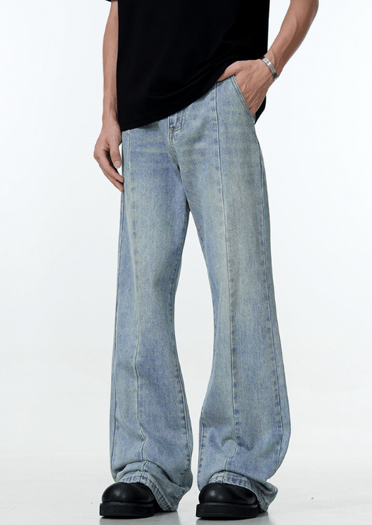 Japanese Brand × Jean High street trend straight loose jeans y2k Size US 32 / EU 48 - 2 Thumbnail