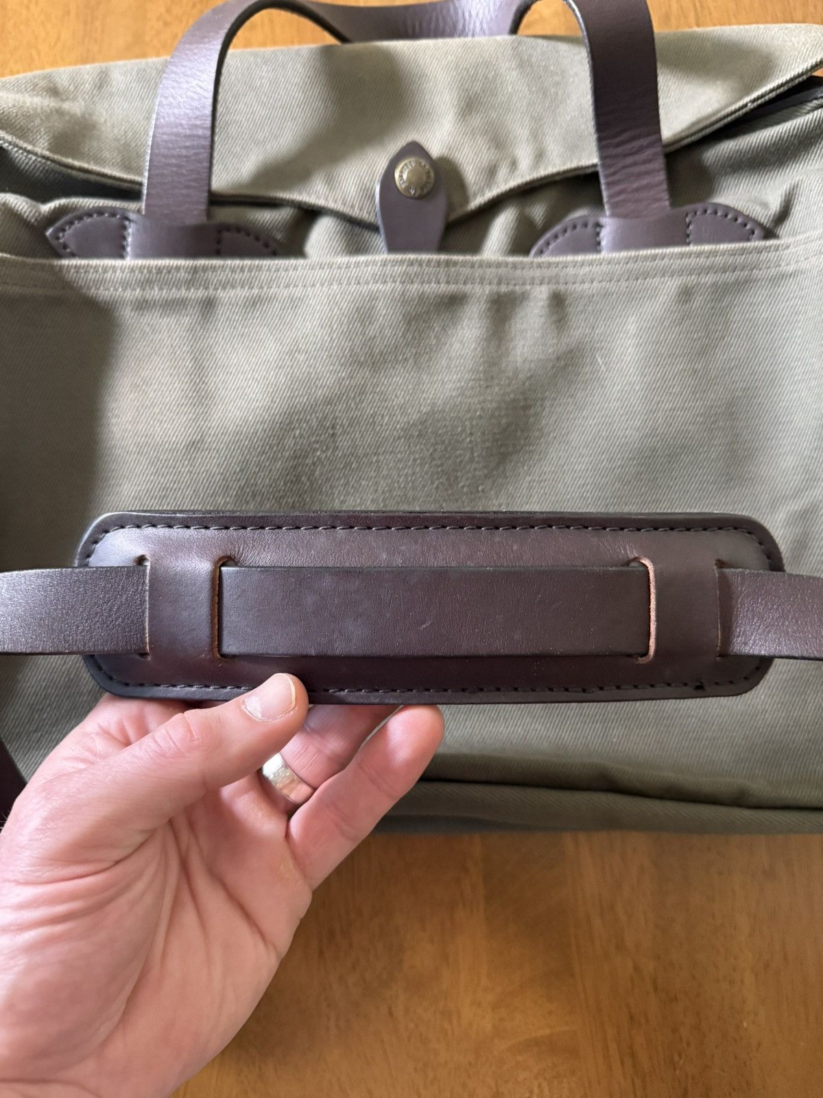 Filson Filson 256 Briefcase Otter Green USA Made Black Label Size ONE SIZE - 4 Thumbnail